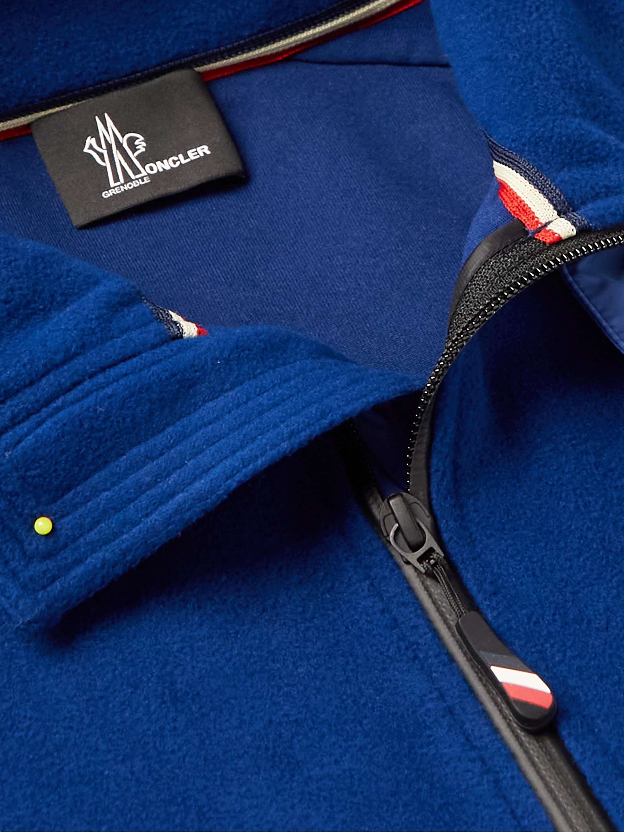 MONCLER GRENOBLE Shell-Trimmed Fleece Down Ski Jacket