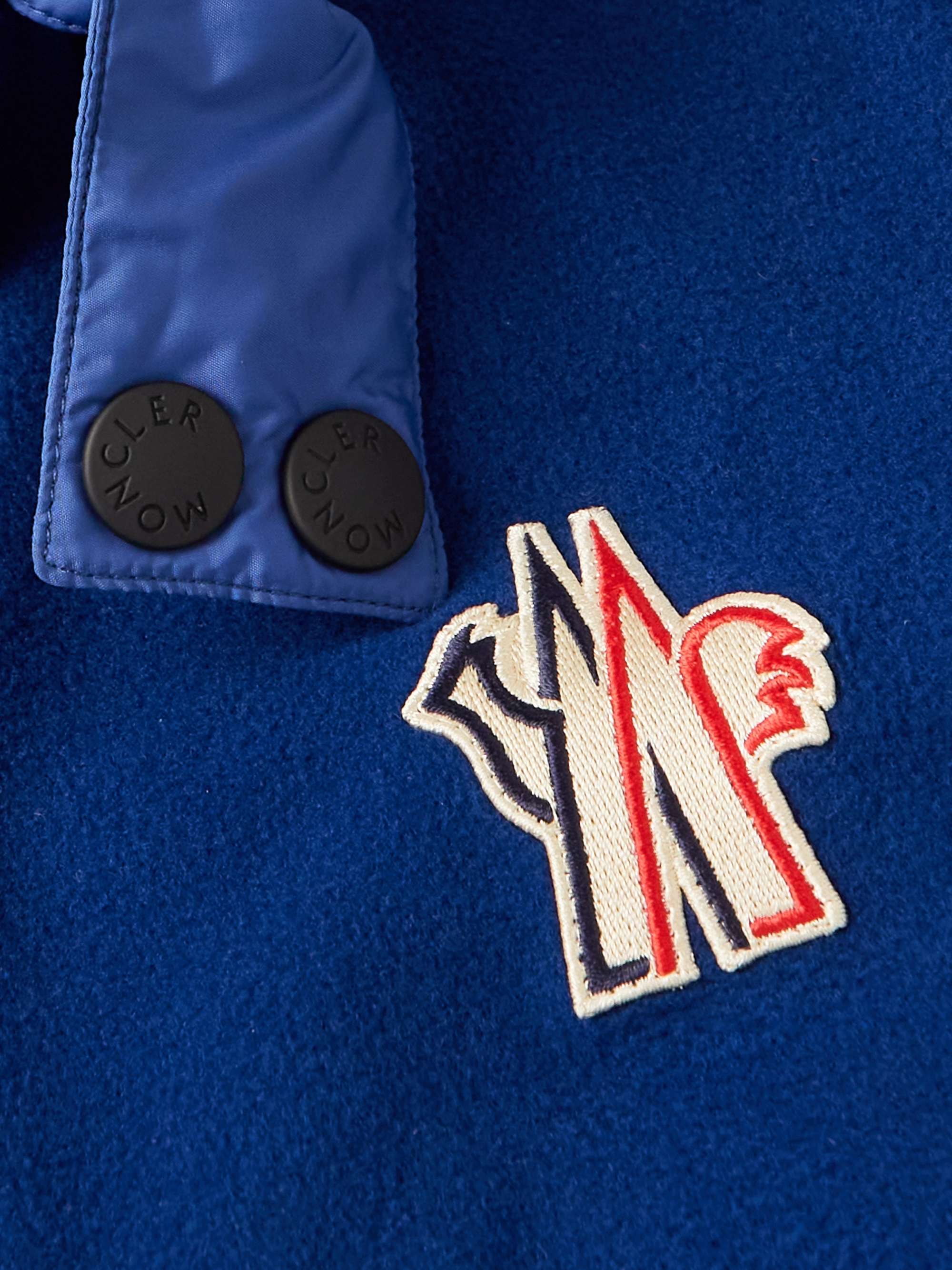 MONCLER GRENOBLE Shell-Trimmed Fleece Down Ski Jacket