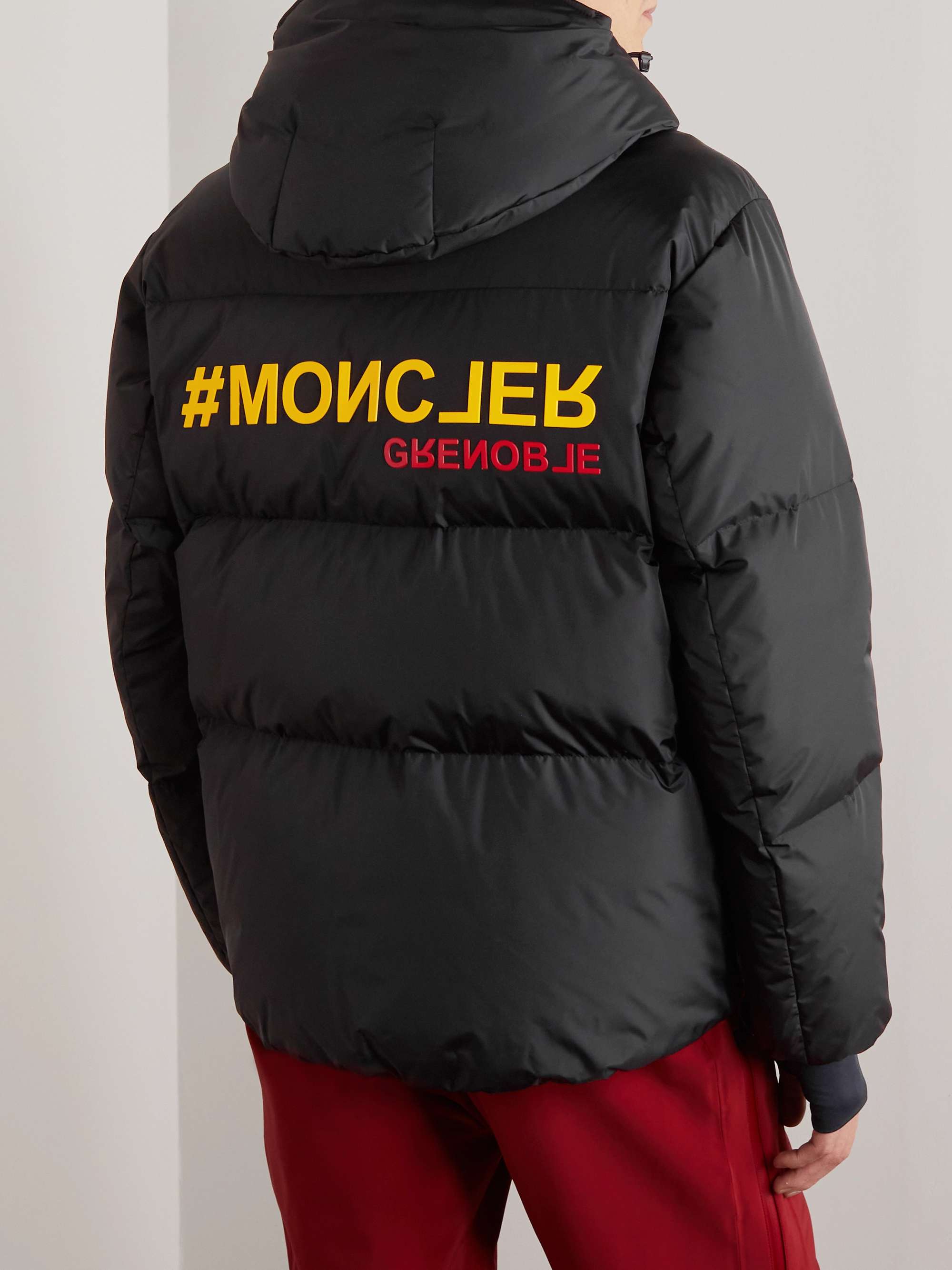MONCLER GRENOBLE Mazod Quilted Printed Ripstop Down Ski Jacket