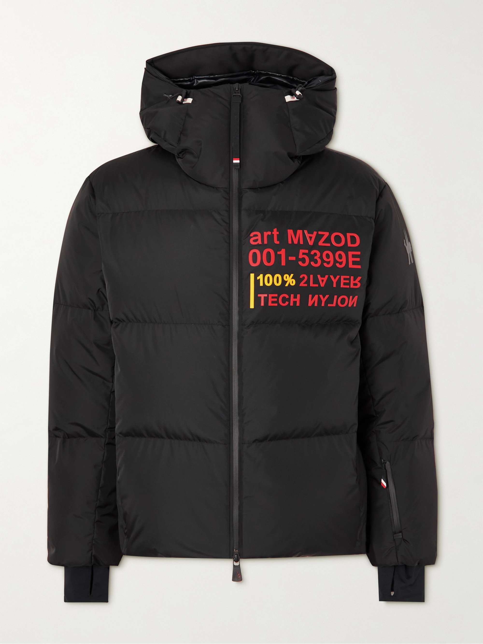 MONCLER GRENOBLE Mazod Quilted Printed Ripstop Down Ski Jacket