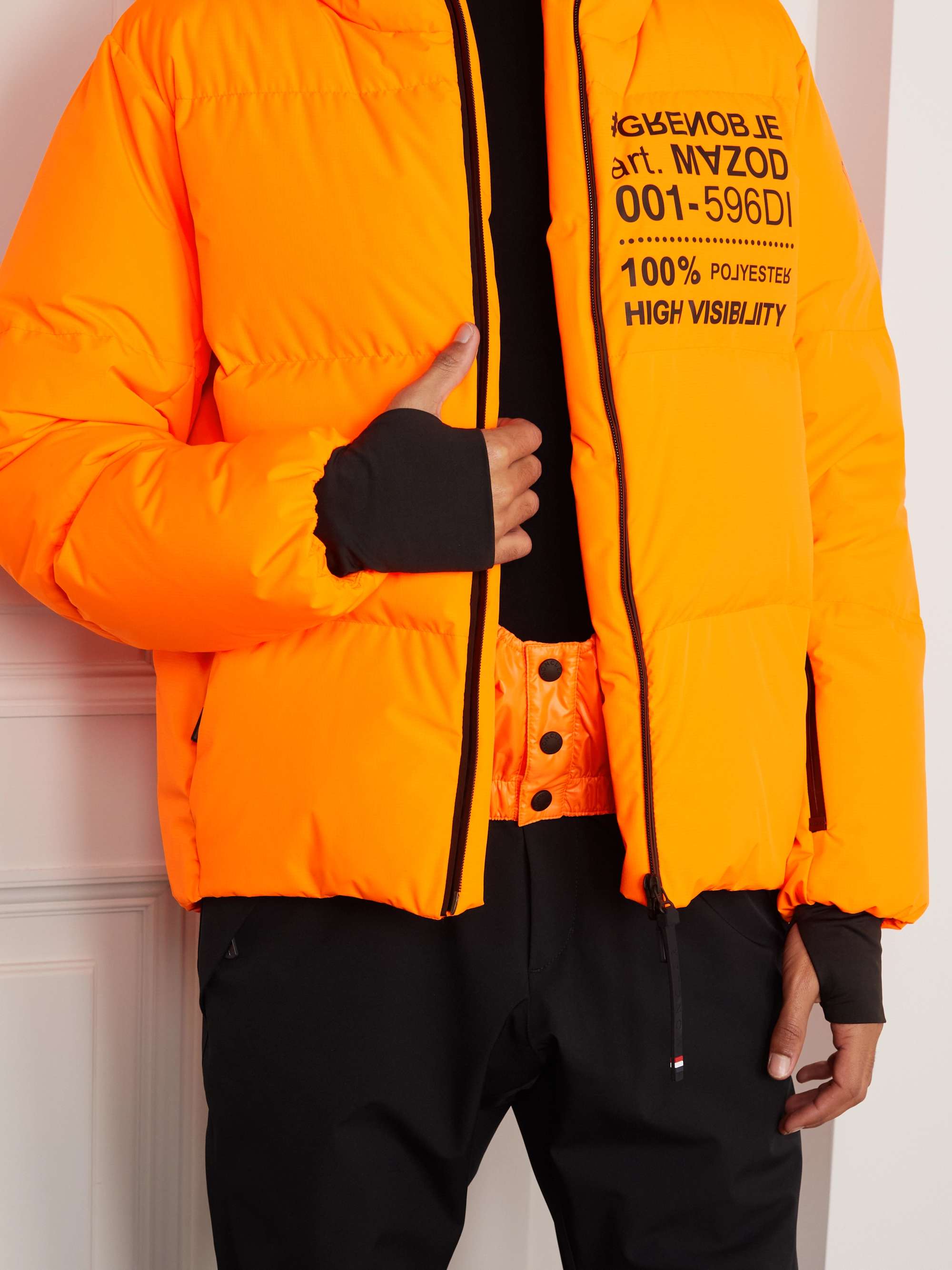 MONCLER GRENOBLE Mazod Quilted Printed Ripstop Down Ski Jacket