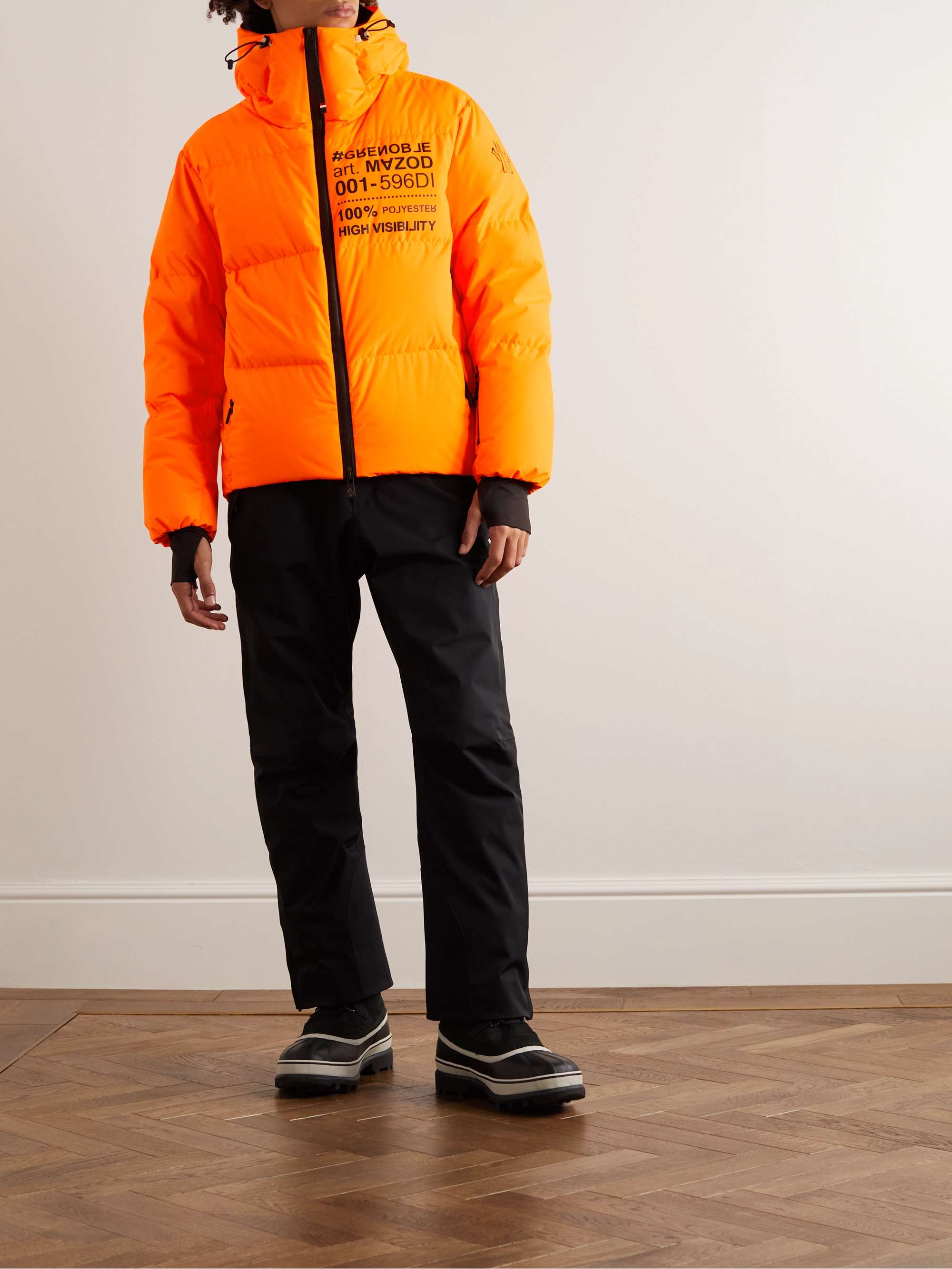 MONCLER GRENOBLE Mazod Quilted Printed Ripstop Down Ski Jacket