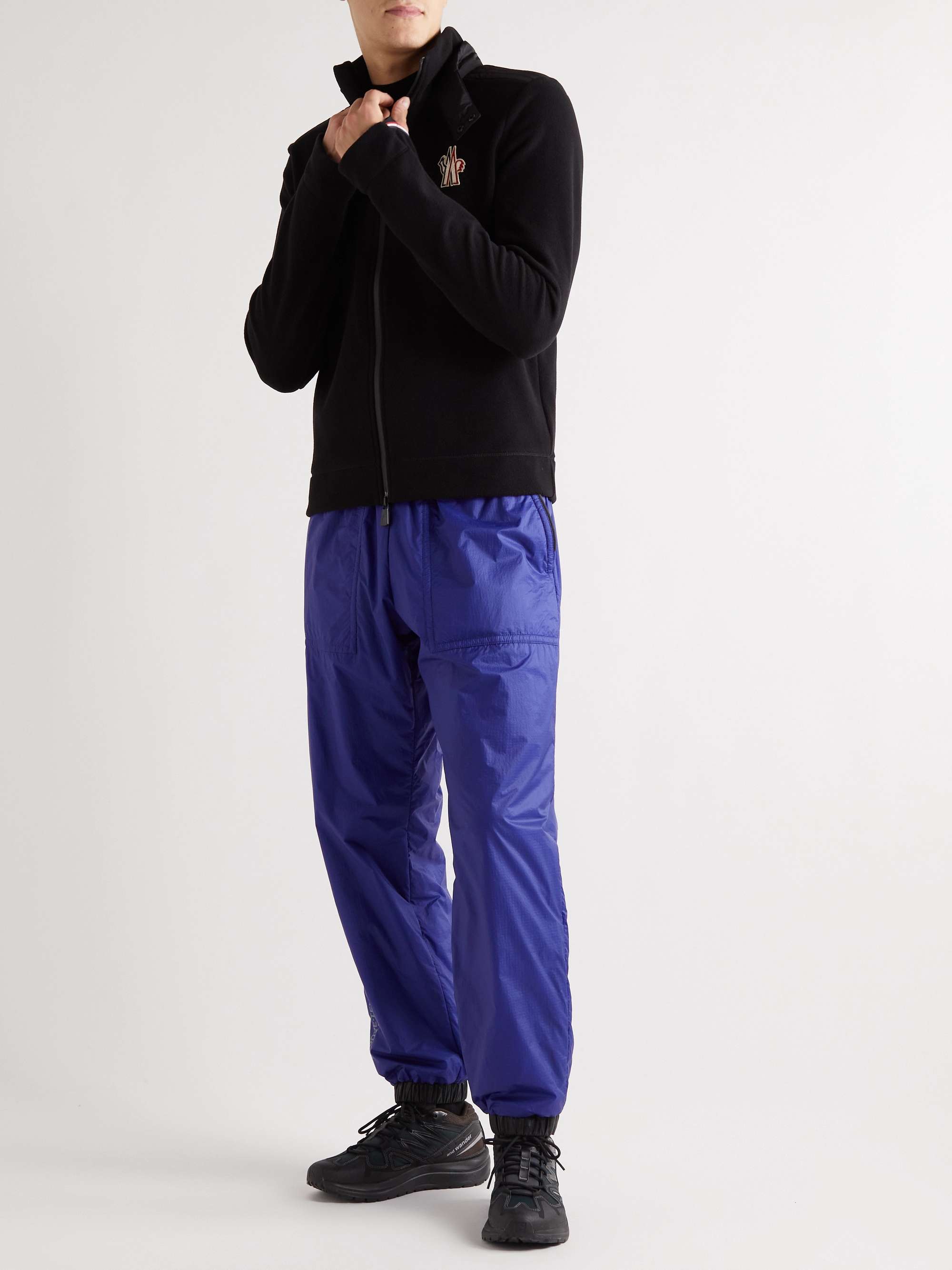 Blue Tapered Ripstop Sweatpants | MONCLER GRENOBLE | MR PORTER