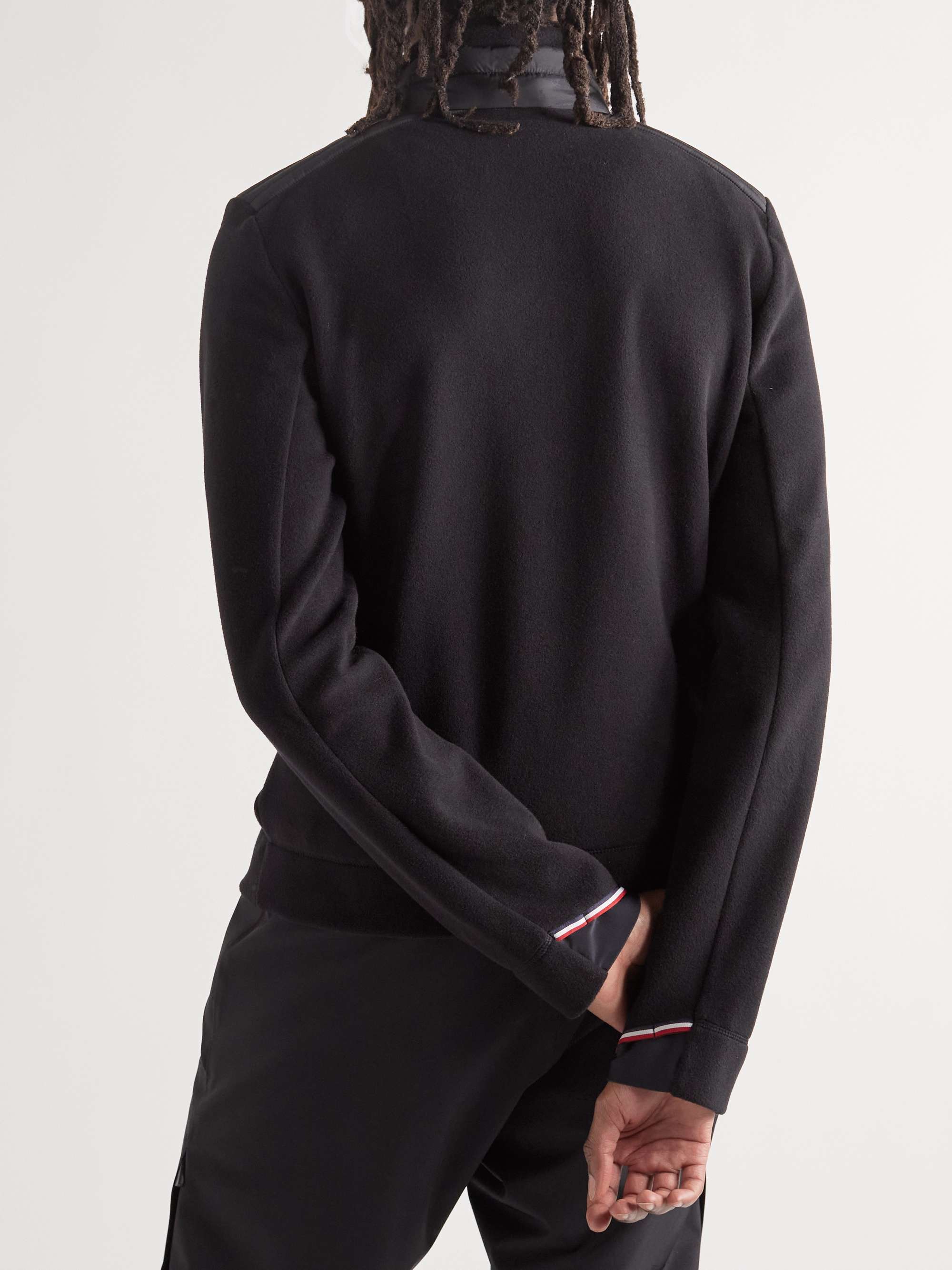MONCLER GRENOBLE Shell-Trimmed Fleece Down Ski Jacket