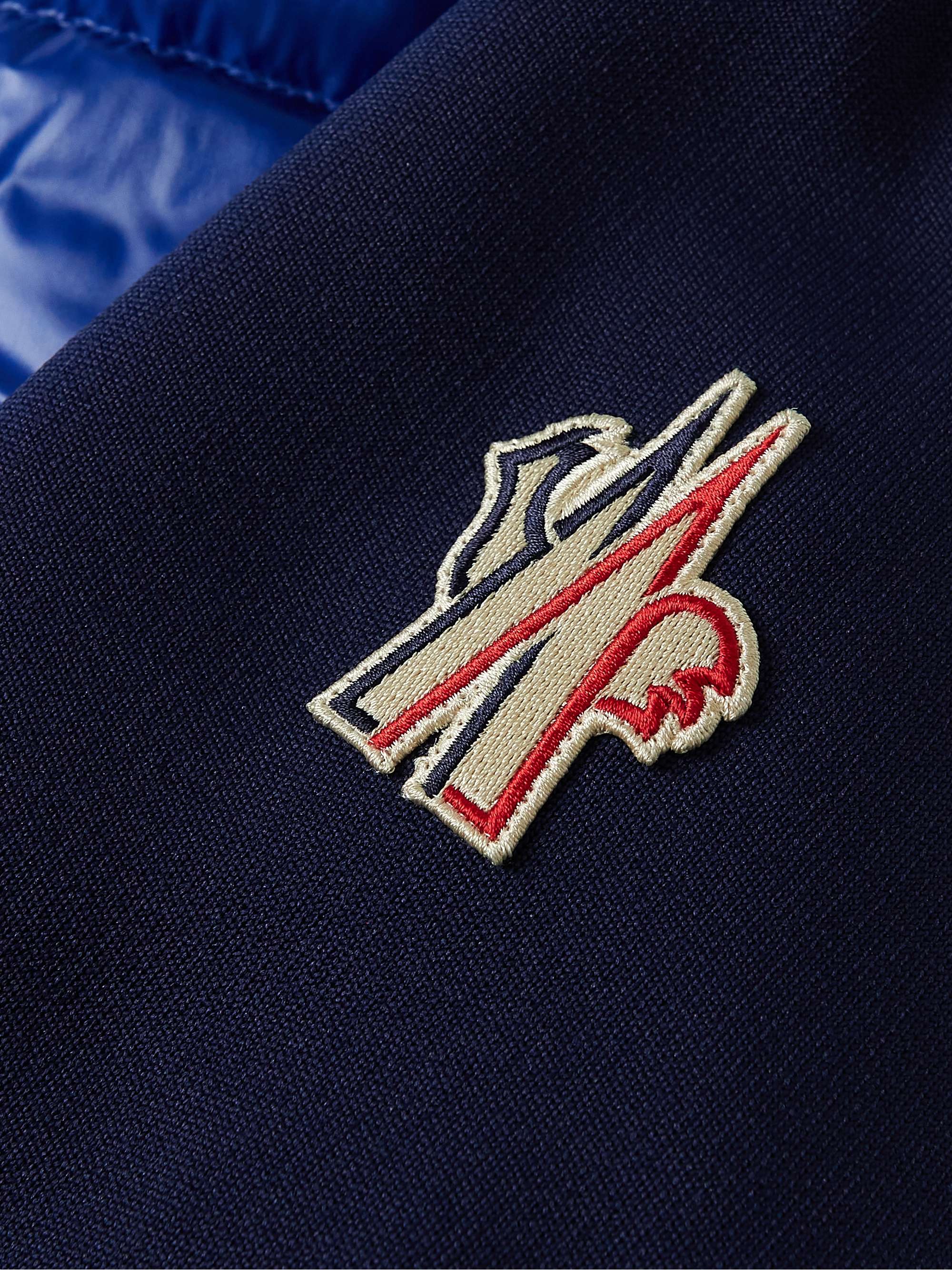 MONCLER GRENOBLE Quilted Shell-Panelled Jersey Hooded Down Ski Jacket