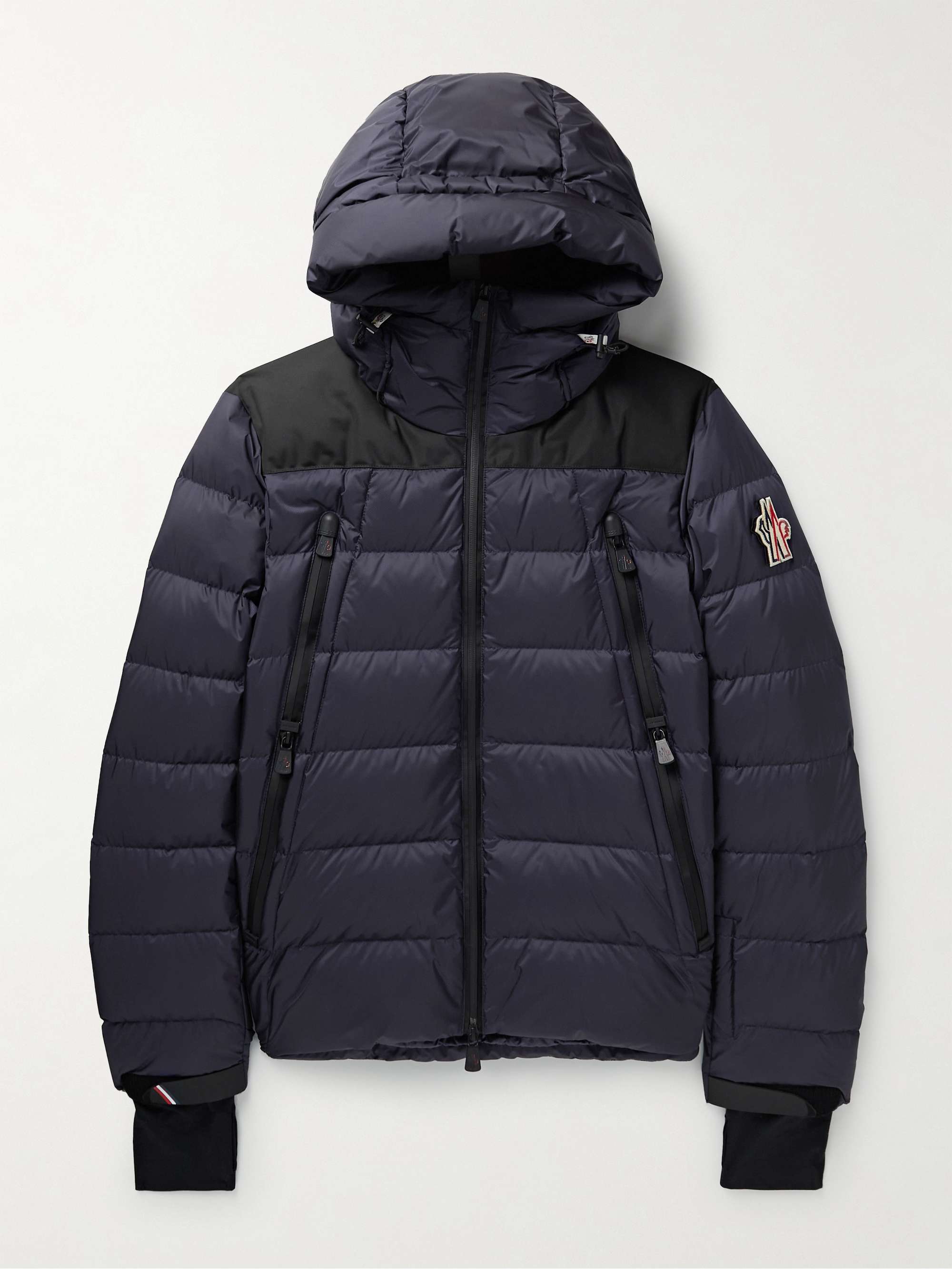 MONCLER GRENOBLE Camurac Logo-Appliquéd Quilted Hooded Down Ski Jacket ...