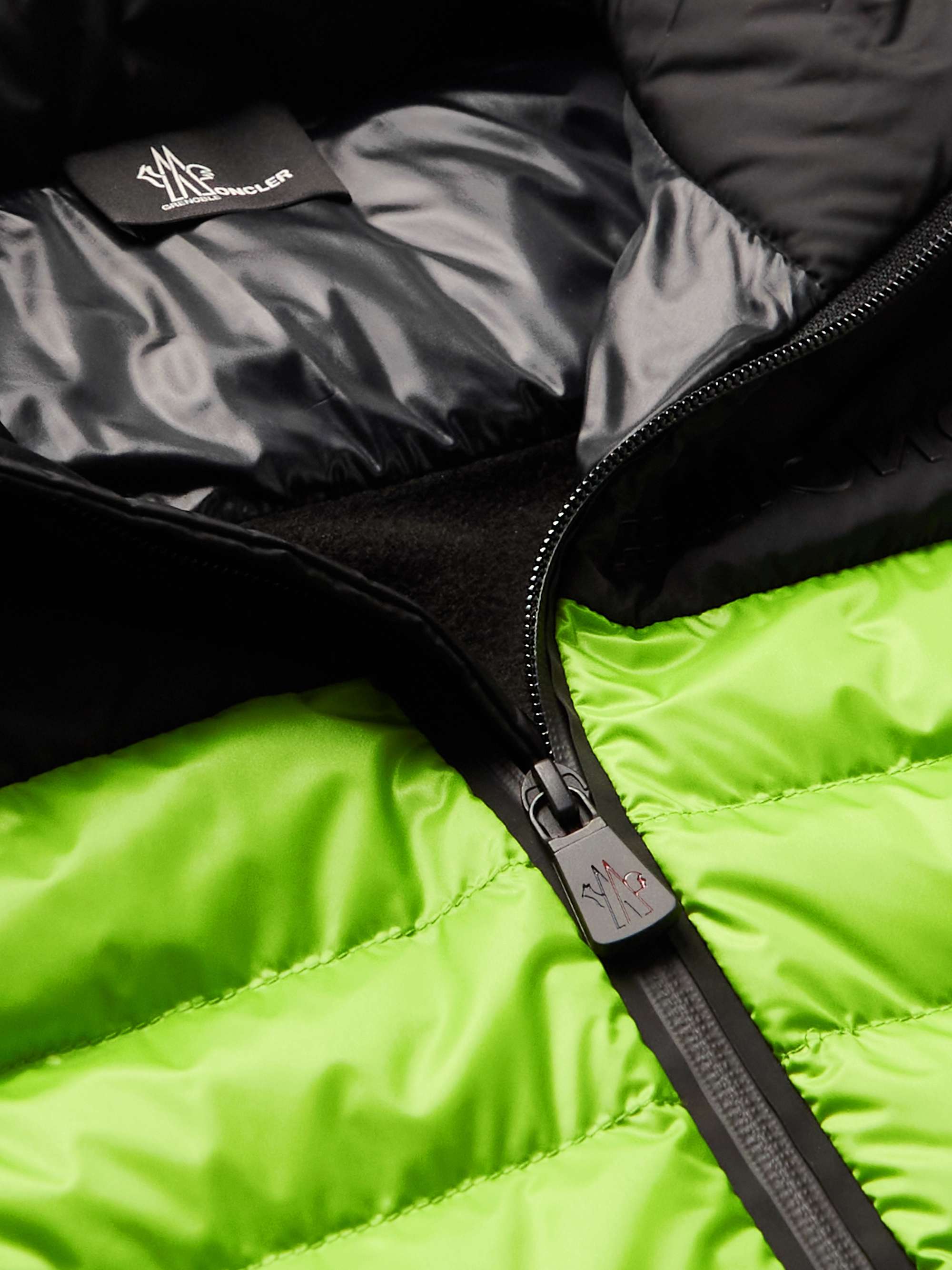 MONCLER GRENOBLE Quilted Panelled Jersey Down Ski Jacket