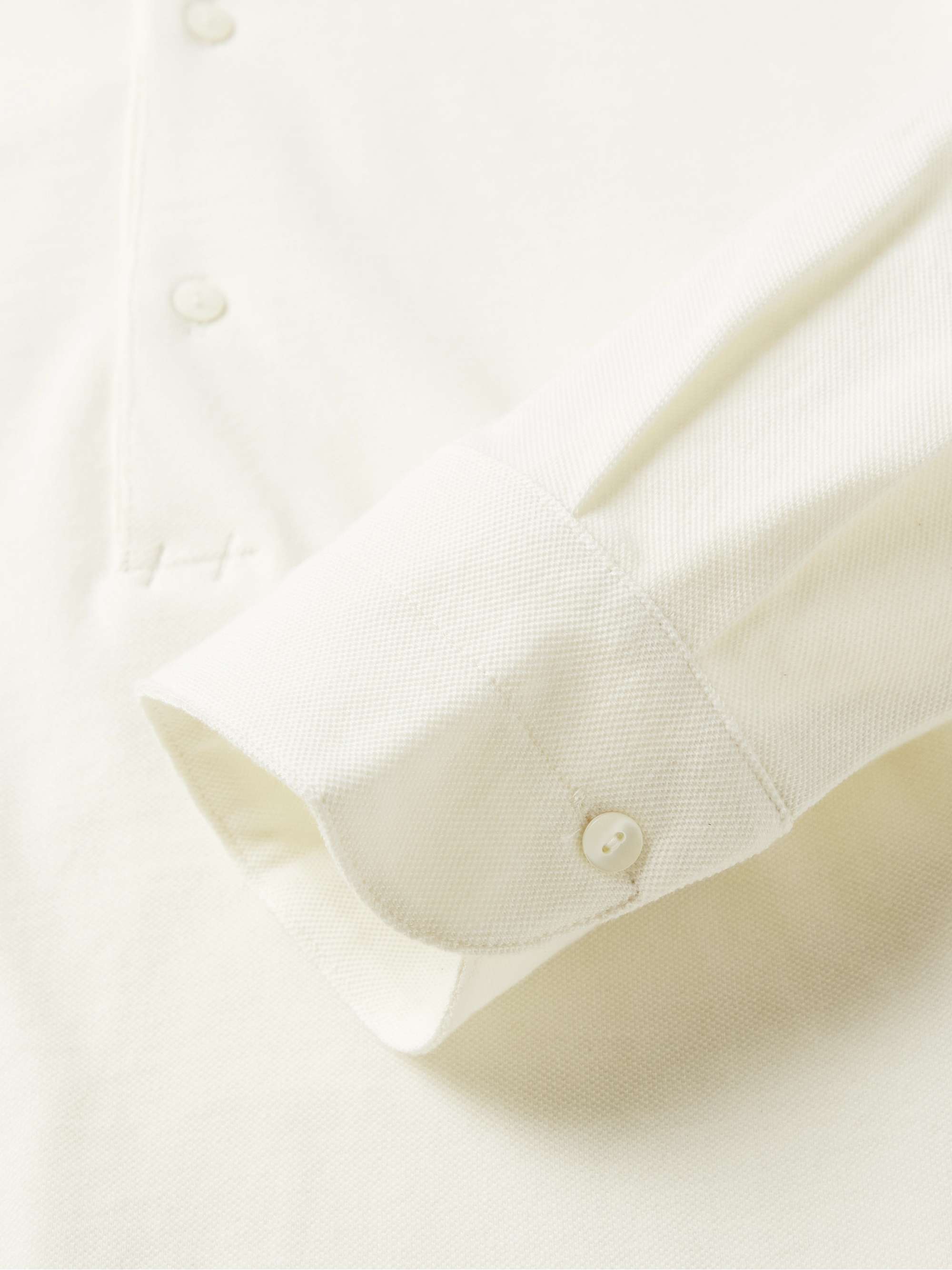 STÒFFA Grandad-Collar Cotton Shirt