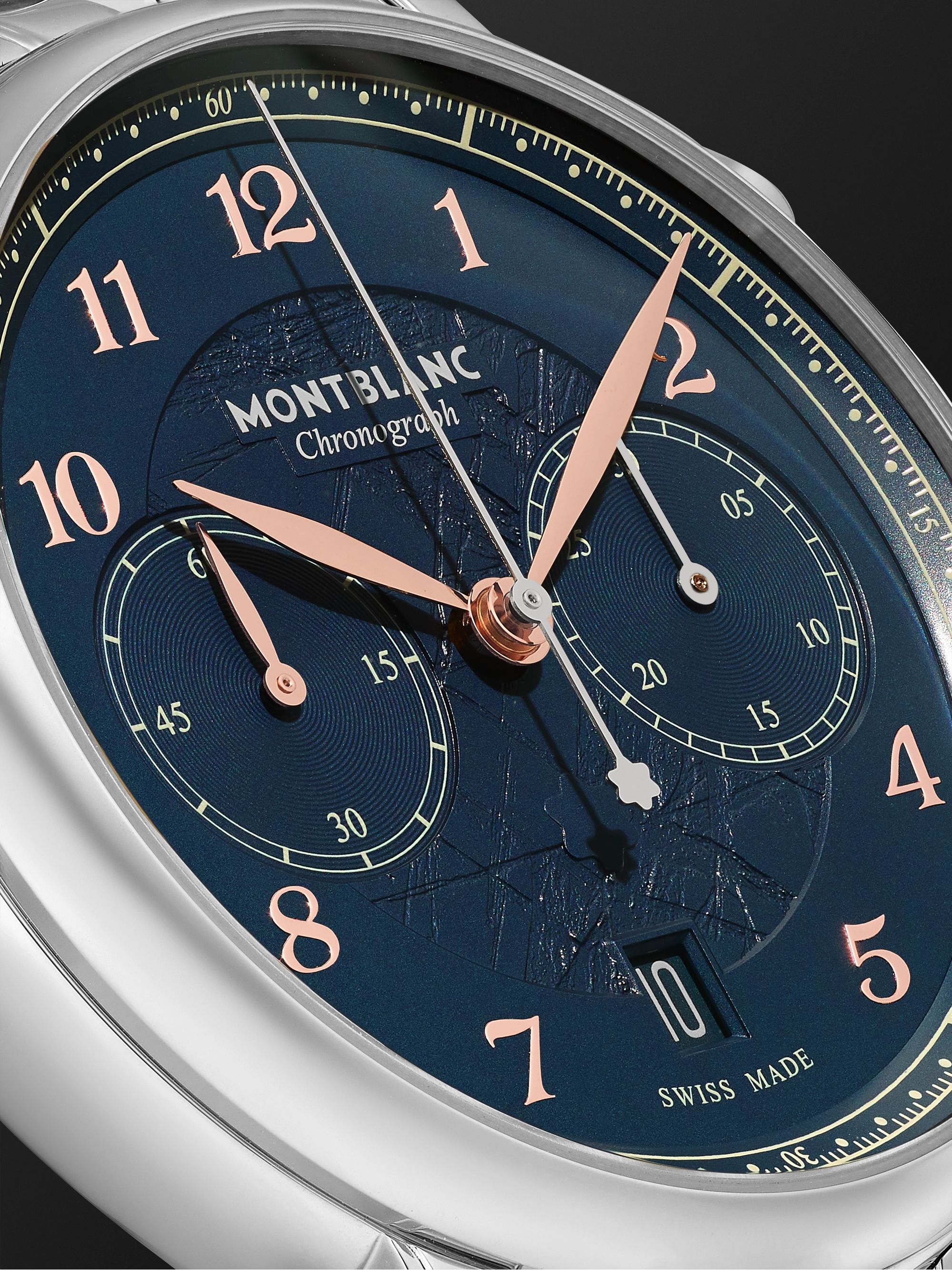 MONTBLANC Cronografo automatico 42 mm in acciaio inossidabile Star Legacy Limited Edition, N. rif. 129627