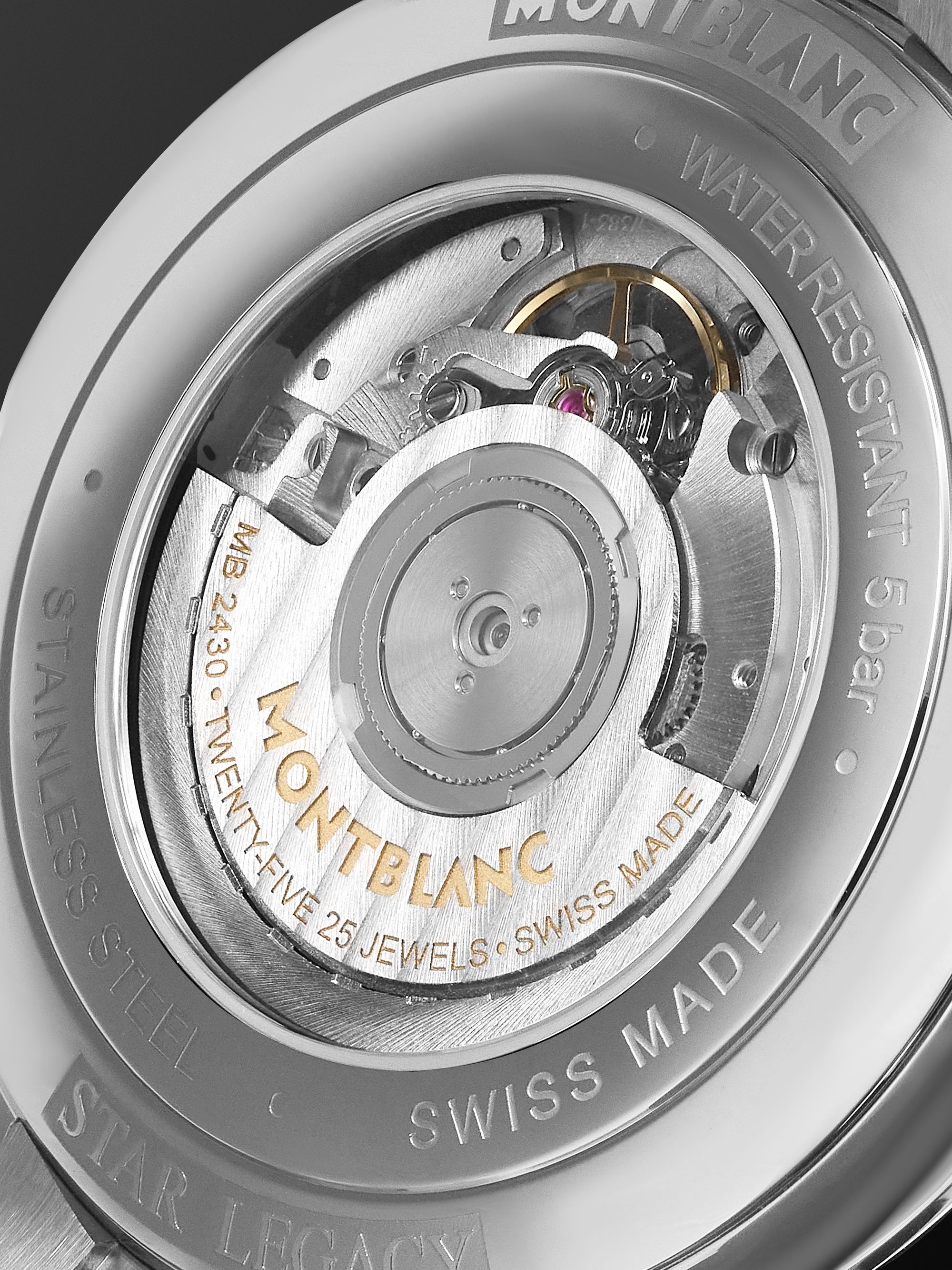 MONTBLANC Star Legacy Full Calendar Automatic Moon-Phase 42mm Stainless Steel Watch, Ref. No. 128677
