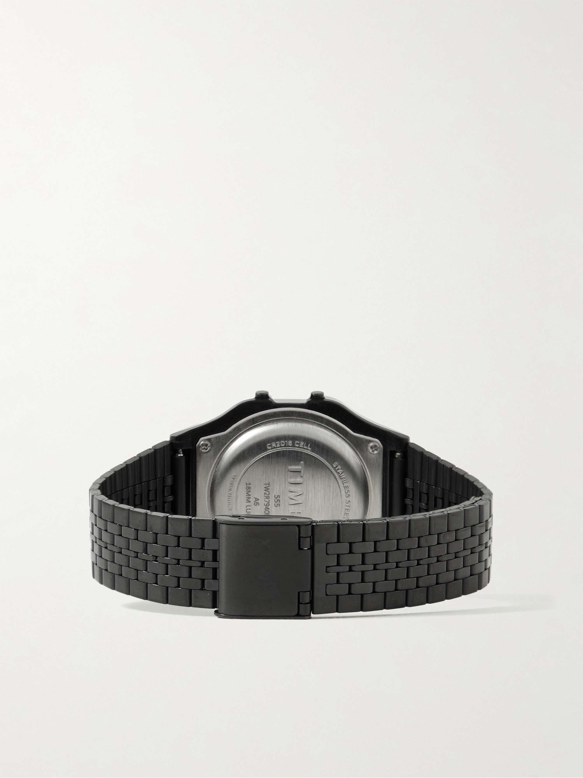 TIMEX T80 34mm Stainless Steel Digital Watch