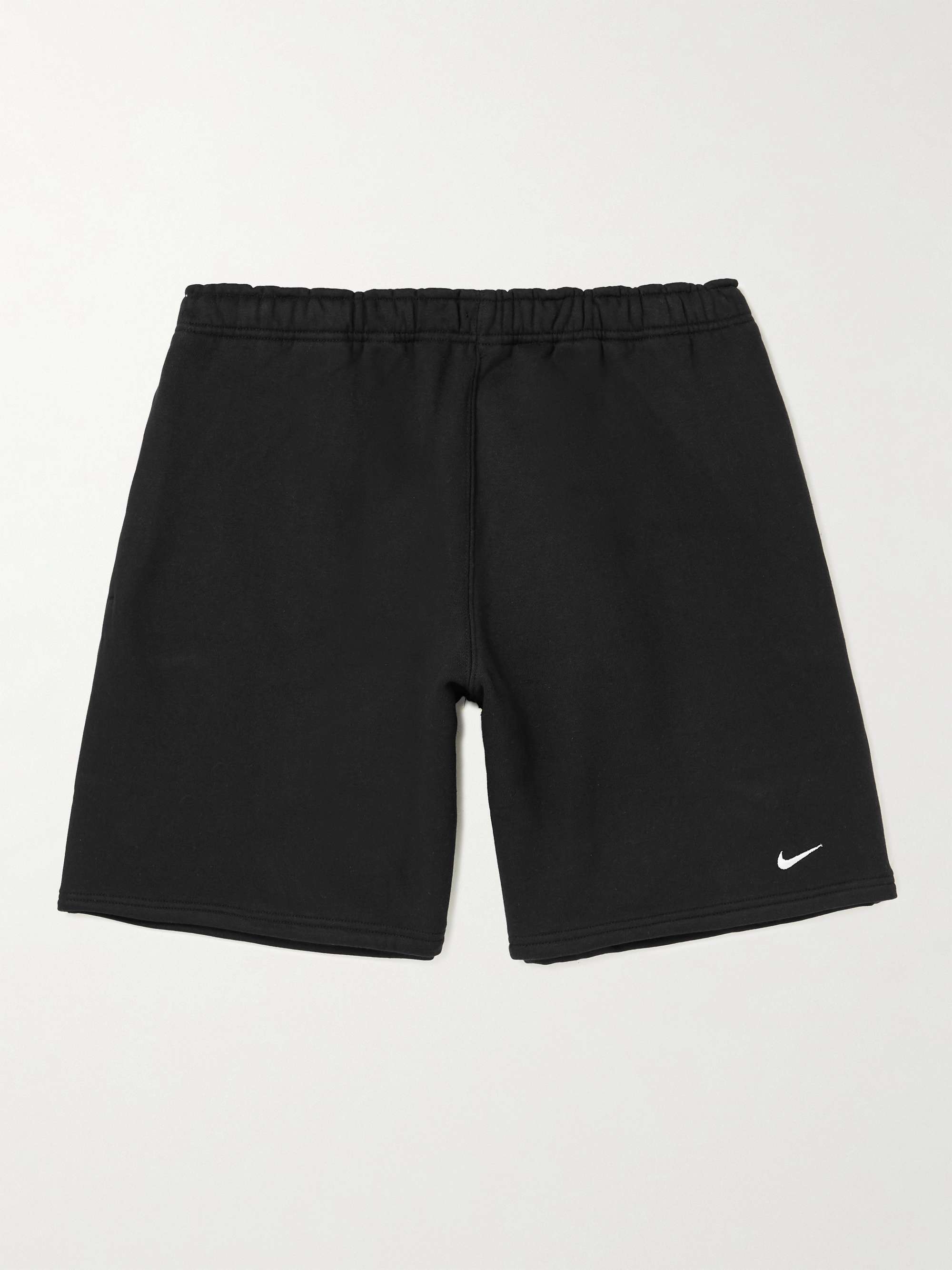 NIKE Sportswear Club Wide-Leg Cotton-Blend Jersey Cargo Shorts for