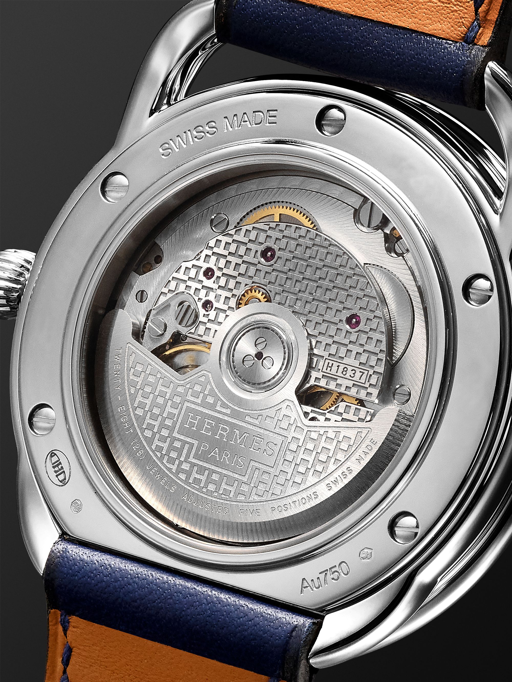 HERMÈS TIMEPIECES Arceau Wild Singapore Limited Edition Automatic 41mm White Gold and Leather Watch, Ref. No. 403020WW00
