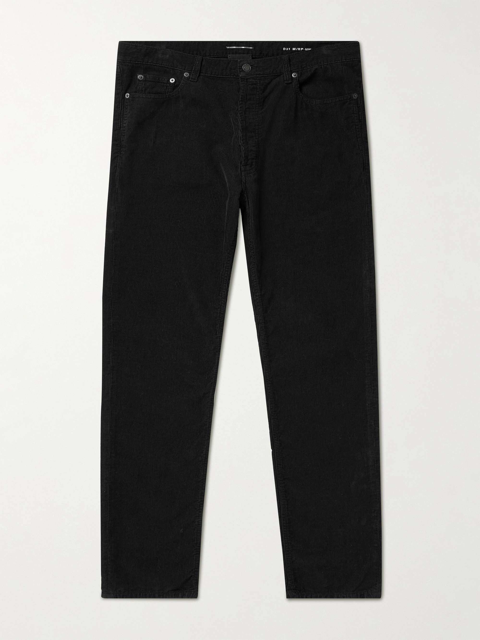 SAINT LAURENT Slim-Fit Cotton-Corduroy Trousers