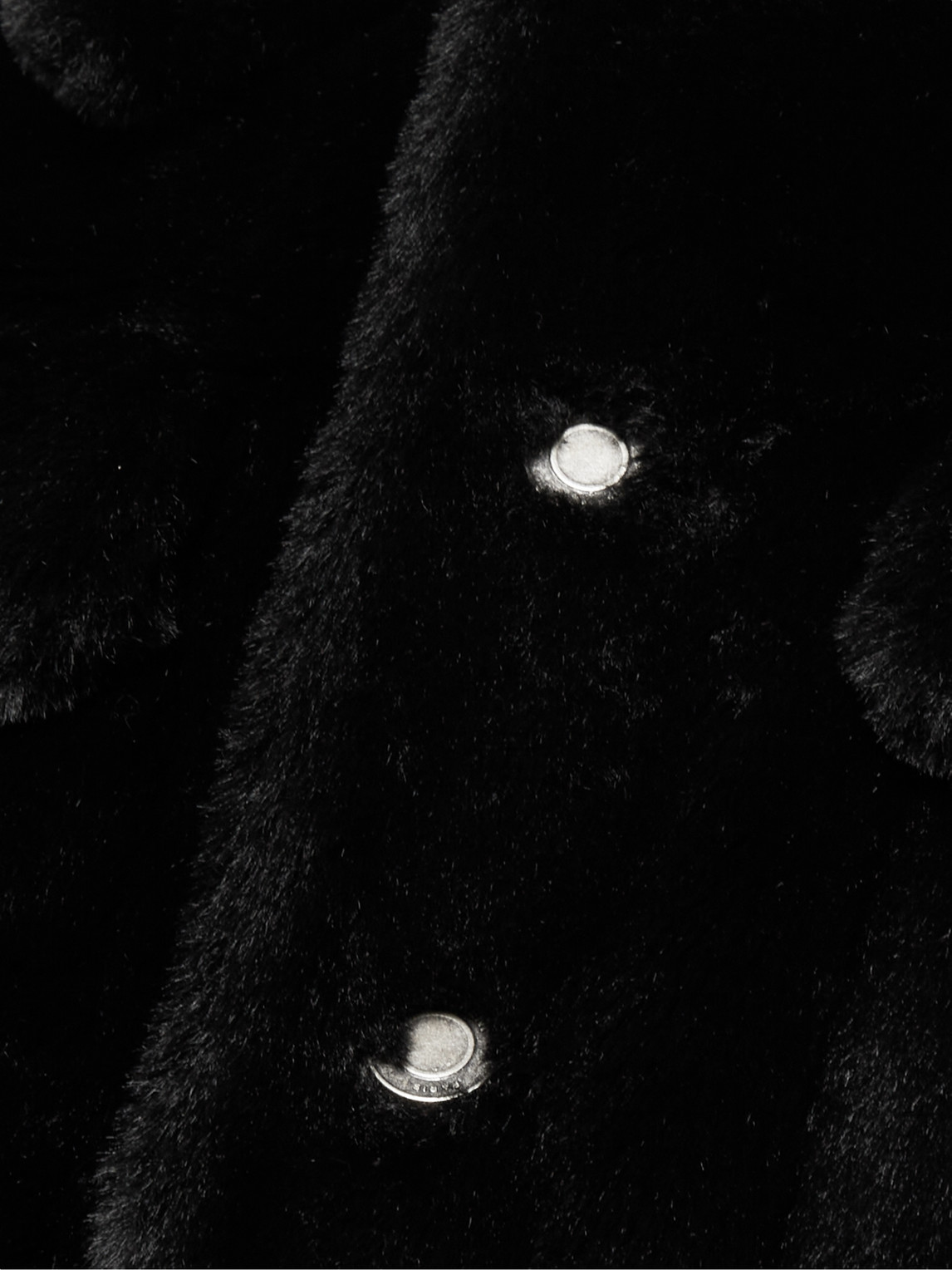 Shop Saint Laurent Faux Fur Jacket In Black