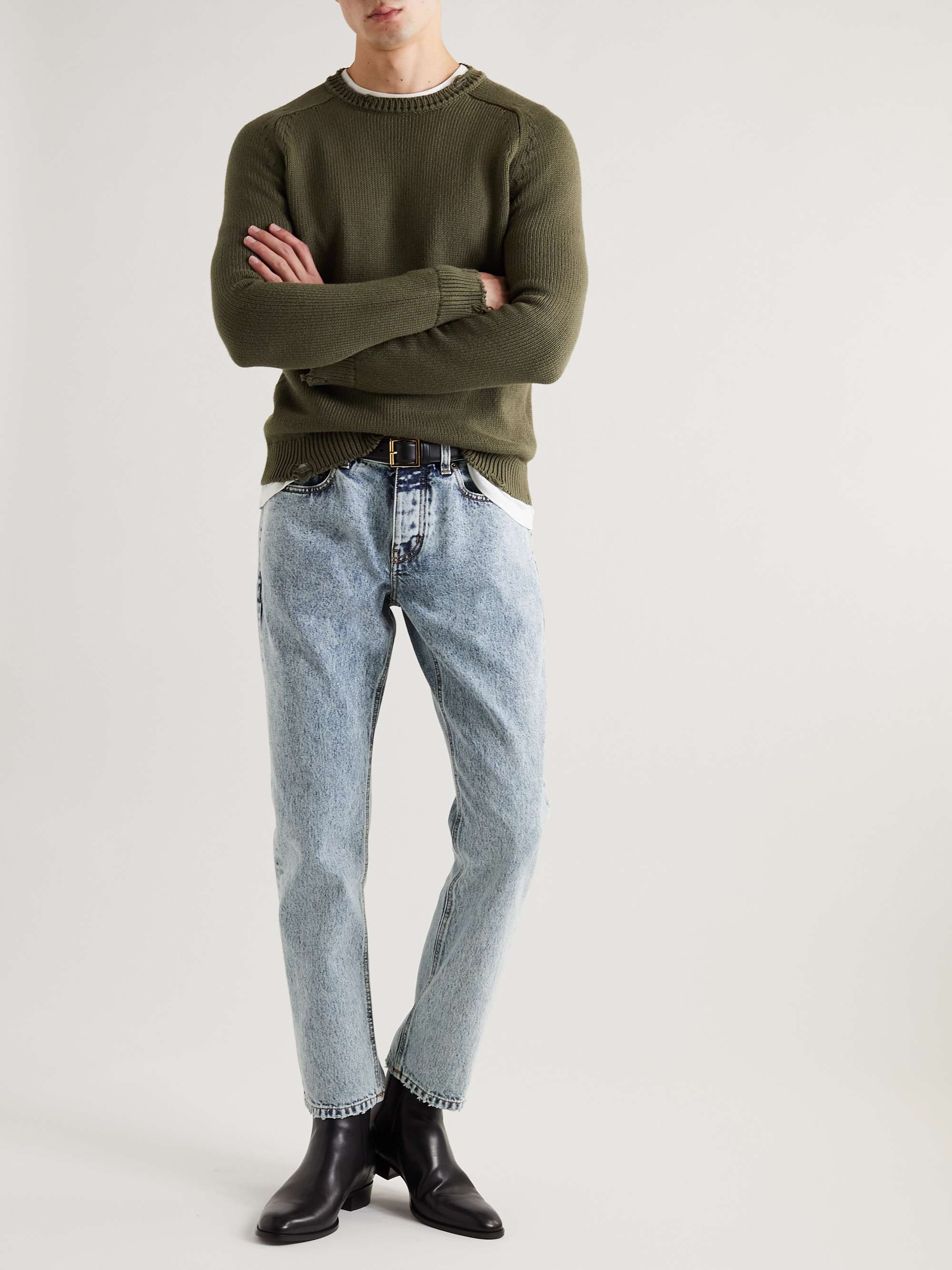 Way Previously two weeks SAINT LAURENT Etienne Slim-Fit Tapered Jeans for Men | MR PORTER