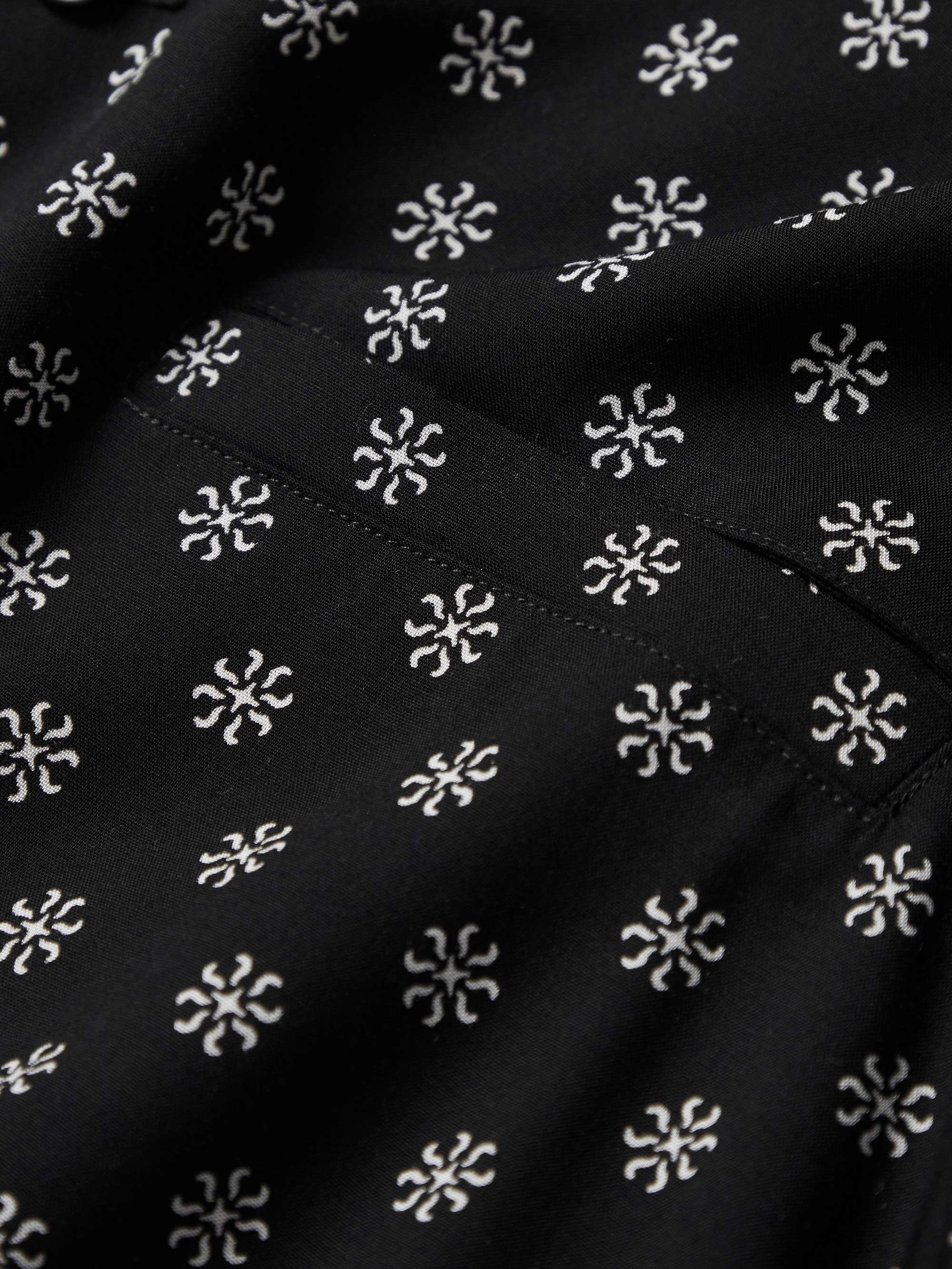 SAINT LAURENT Printed Voile Shirt