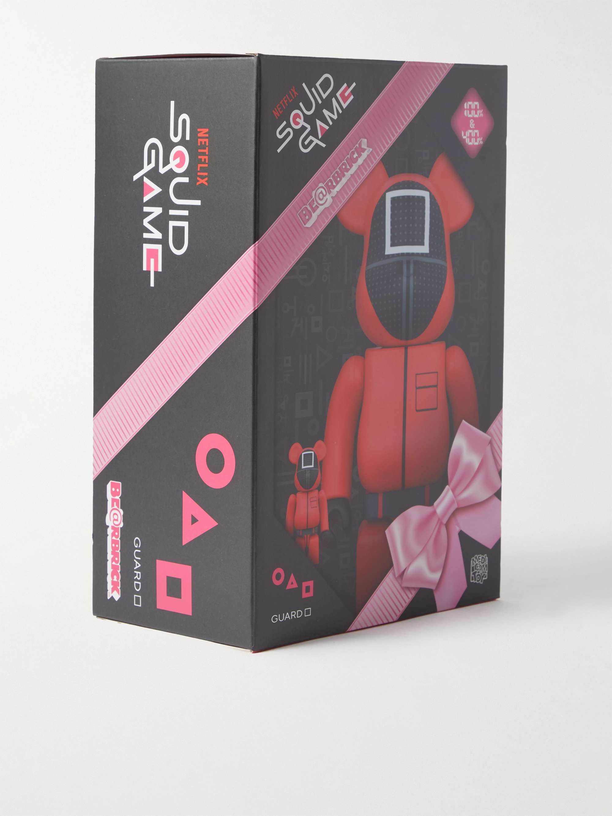BE@RBRICK + Squid Game 100% + 400% Printed PVC Figurine Set