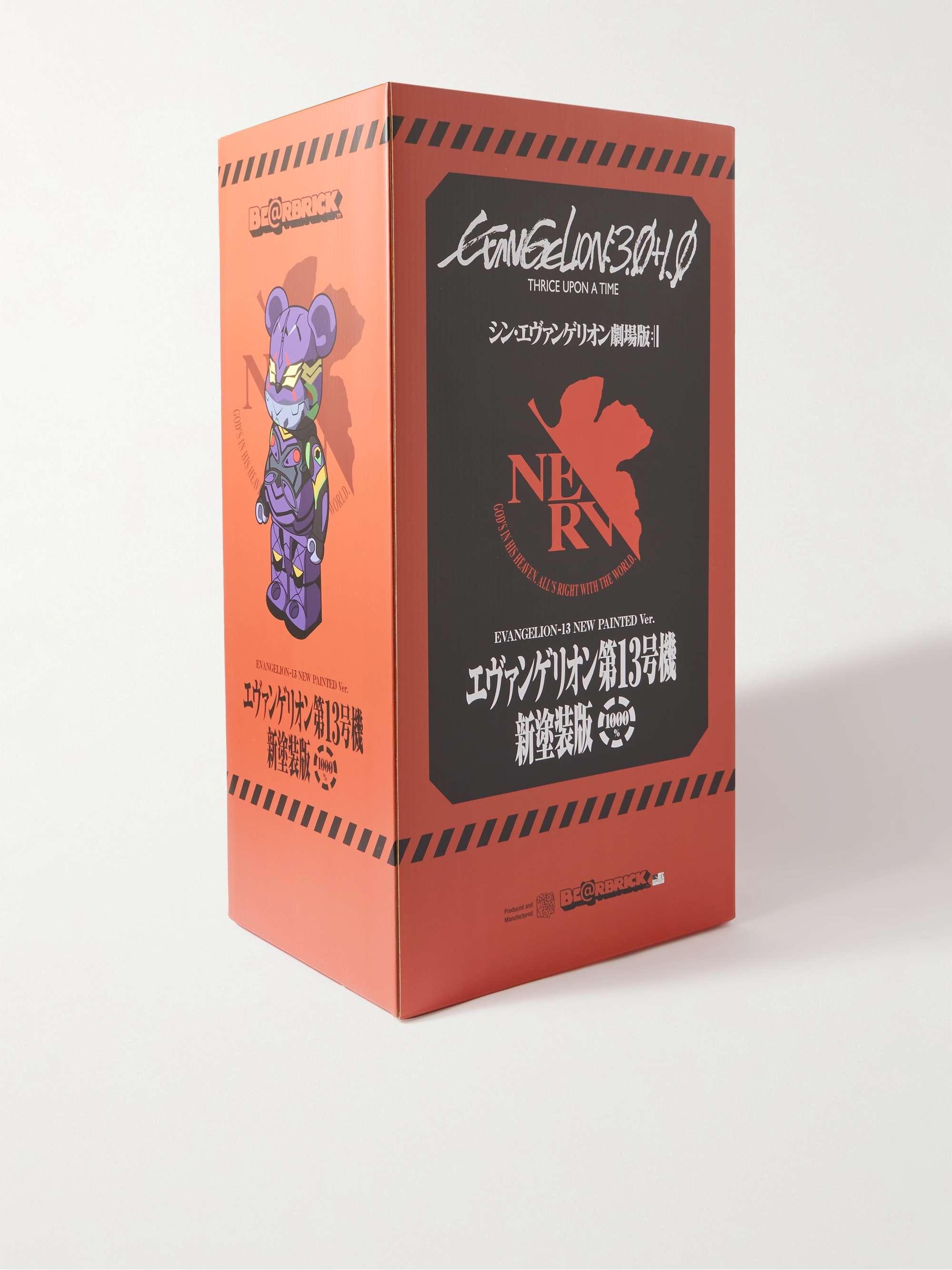 BE@RBRICK + Evangelion Eva-13 1000% Printed PVC Figurine