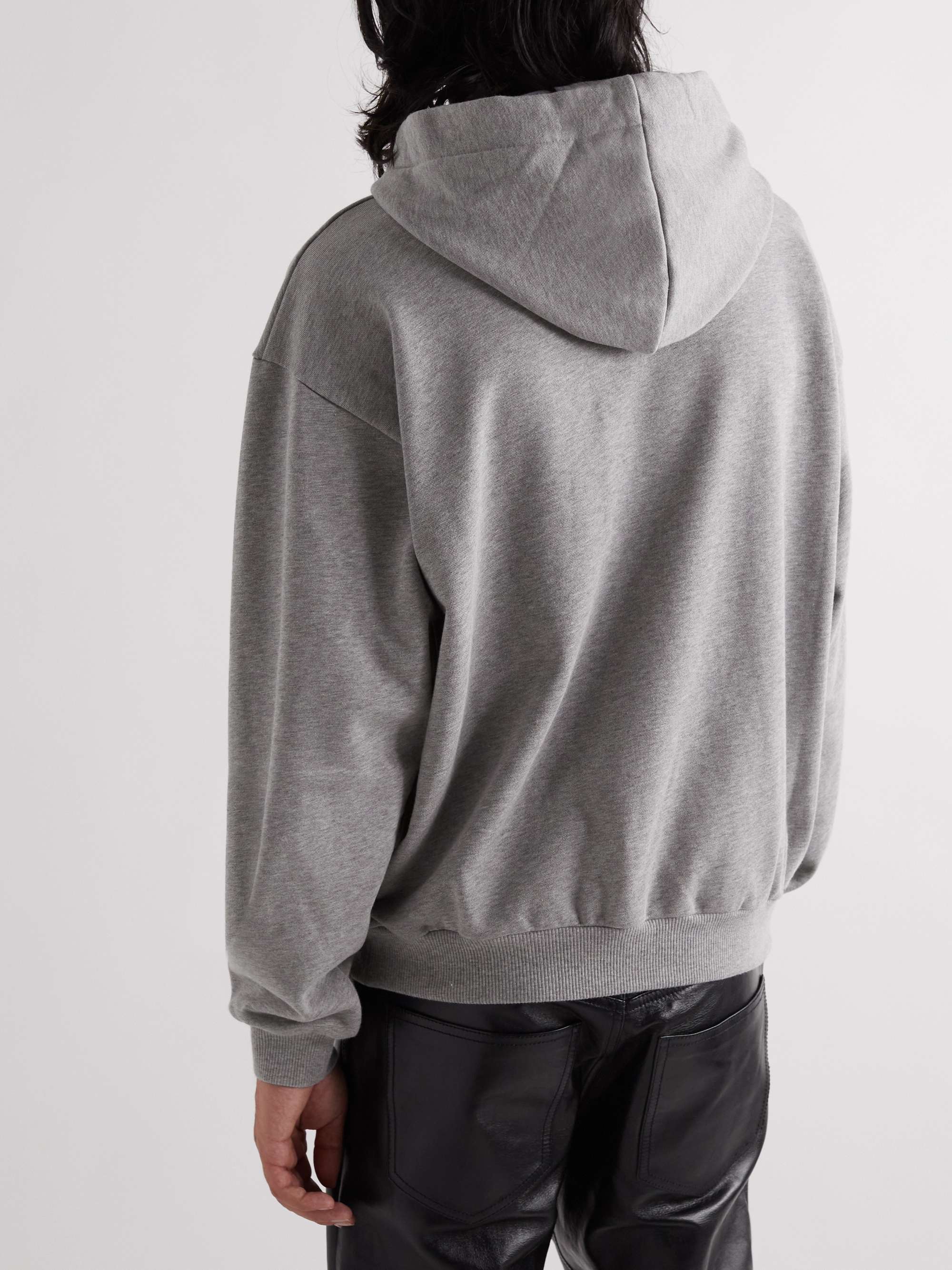 CELINE HOMME Logo-Detailed Cotton-Jersey Hoodie