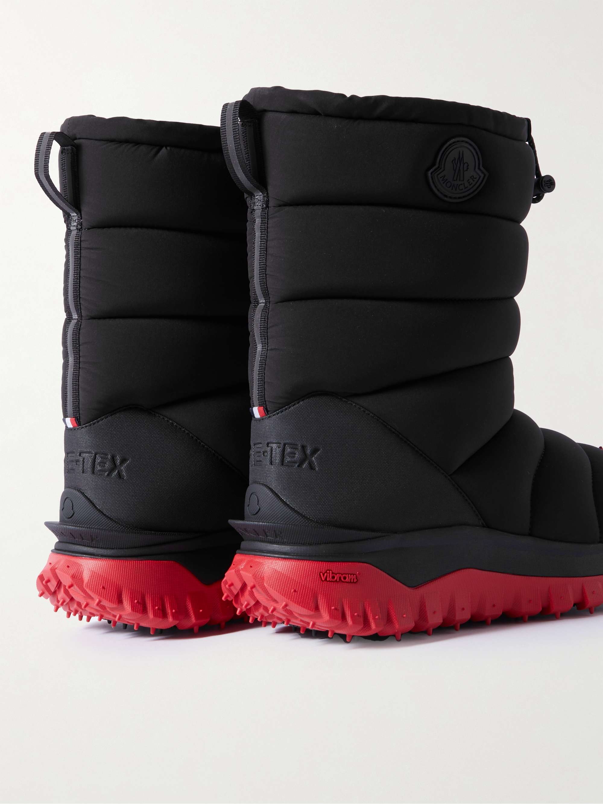 MONCLER Trailgrip Après Rubber-Trimmed Quilted Nylon Snow Boots