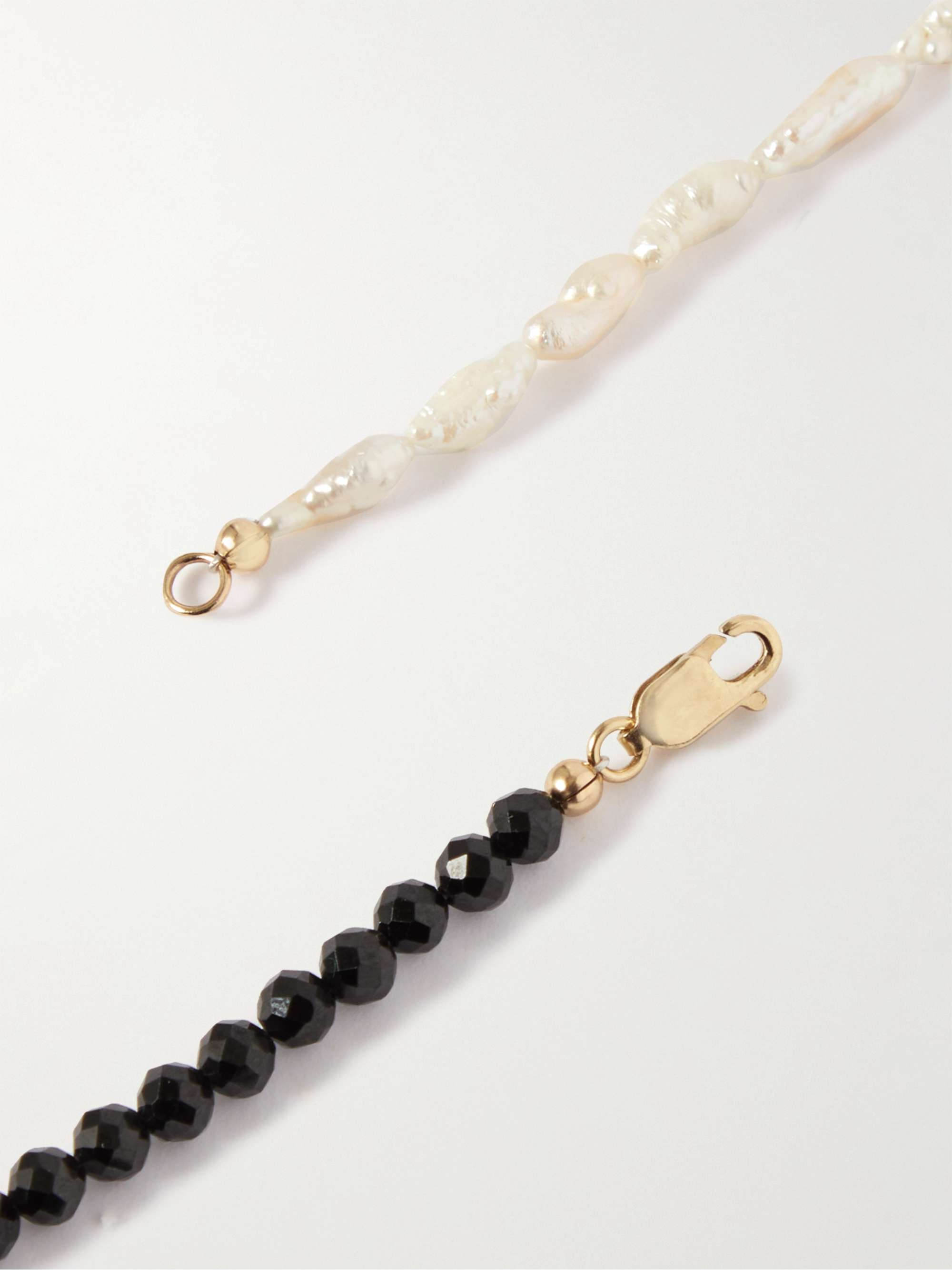 ROXANNE FIRST Yin Yang Gold Multi-Stone Necklace