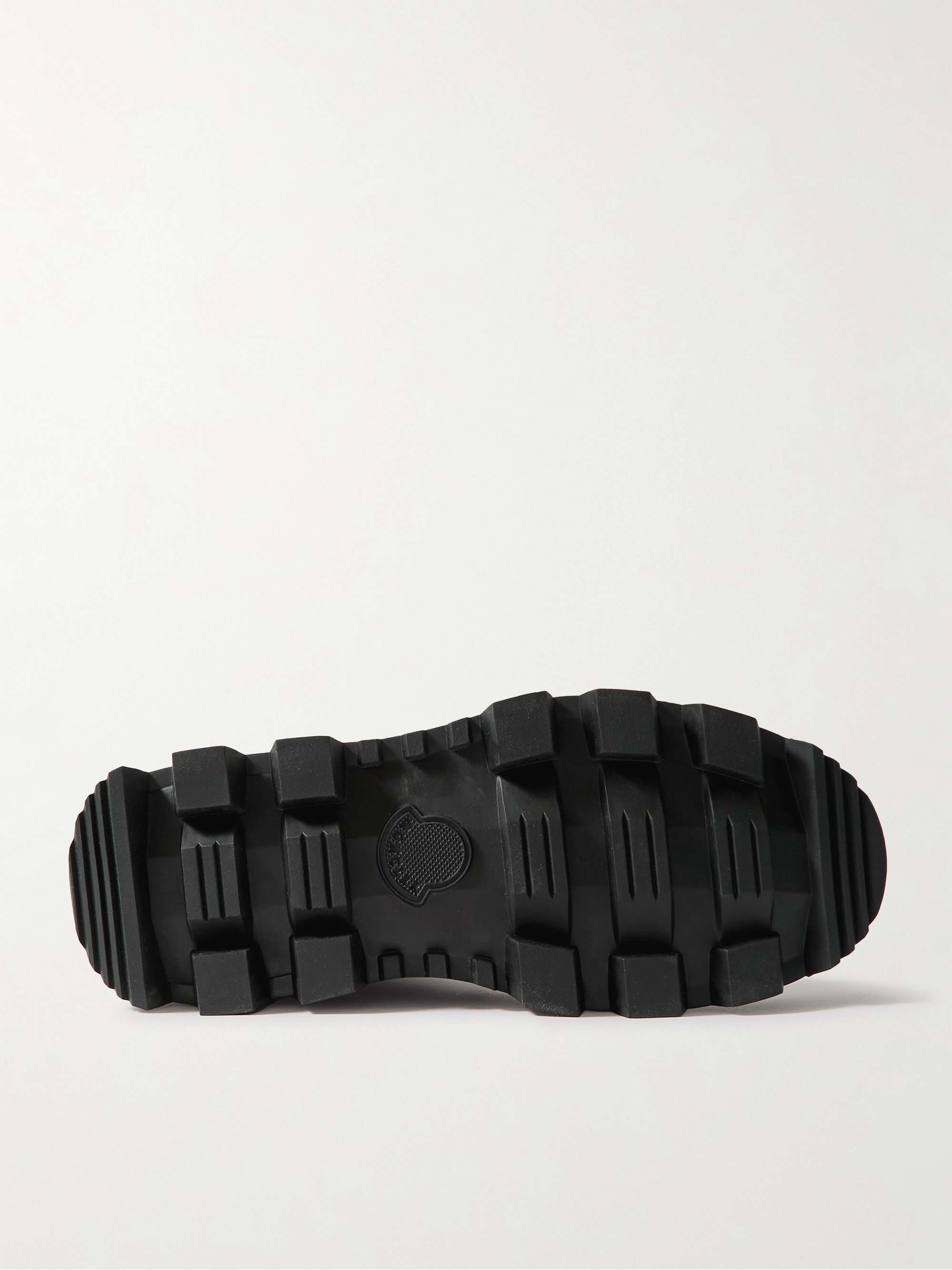 MONCLER Mallard Nylon and Leather Boots