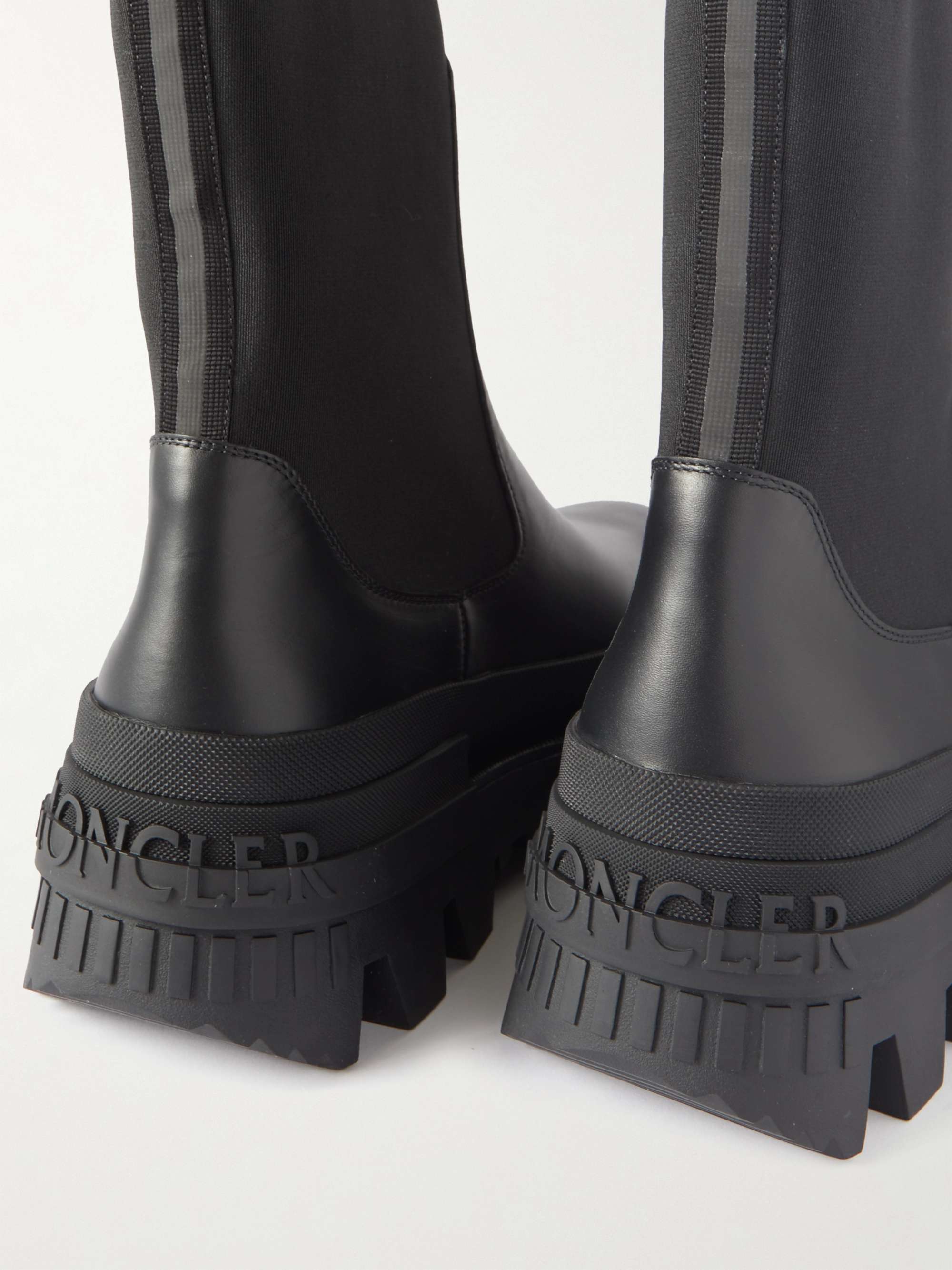 MONCLER Neue Leather Chelsea Boots