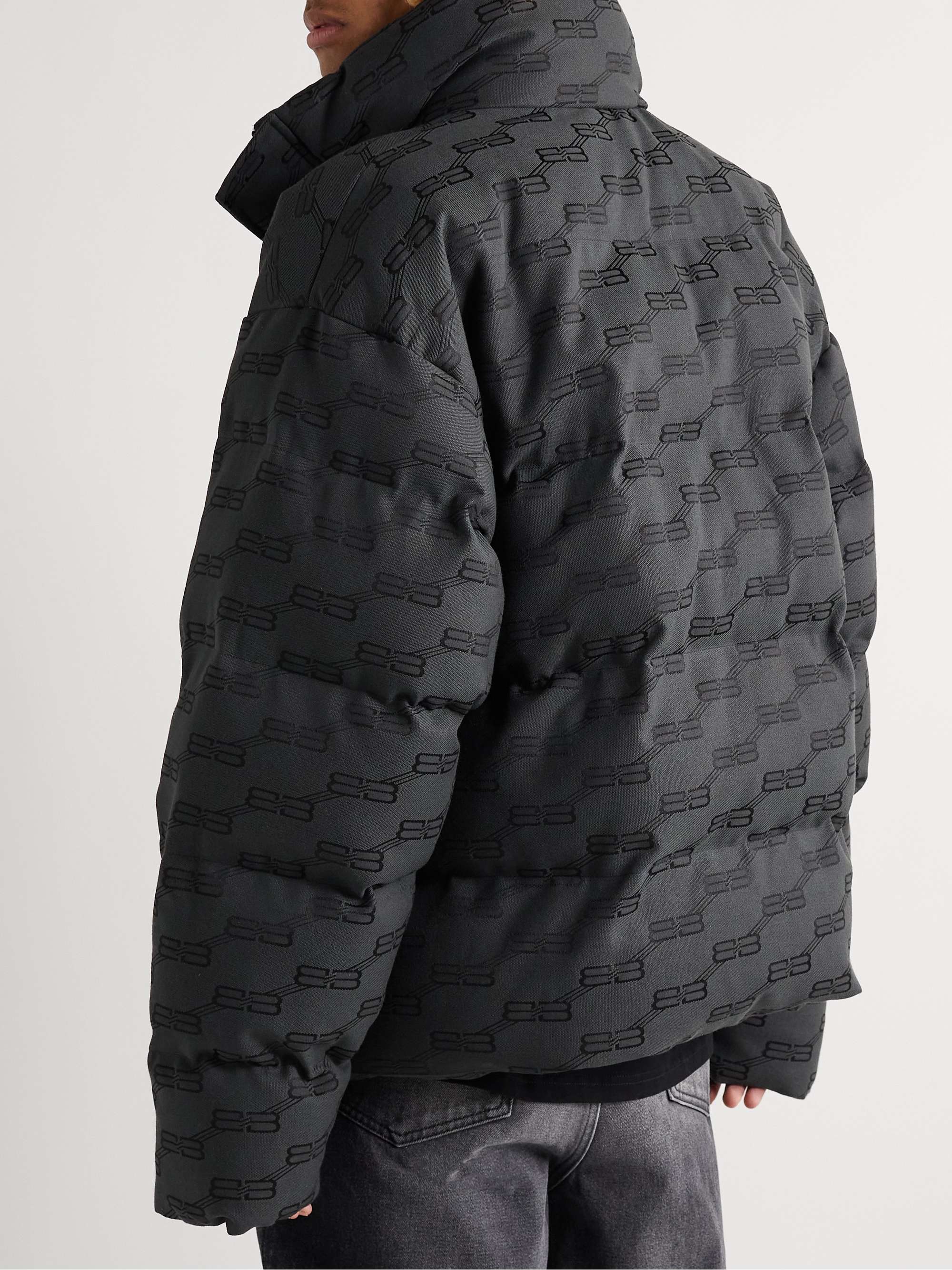 Oversized Padded Cotton-Blend Jacket for Men | MR