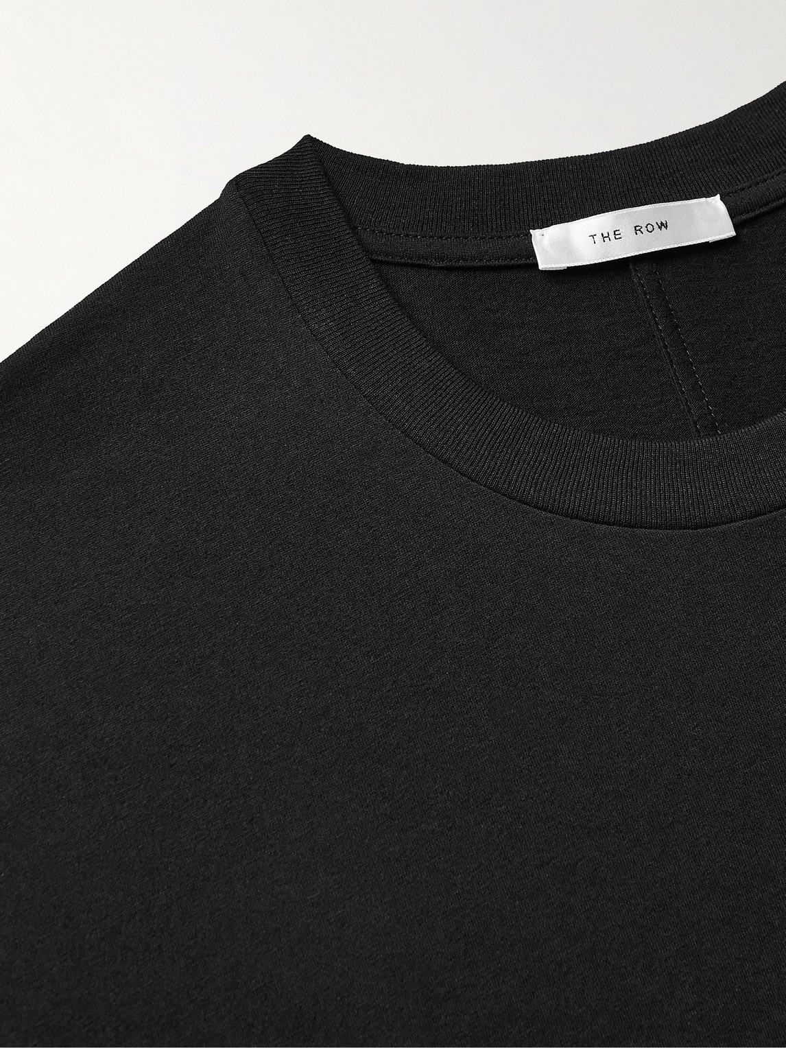 Shop The Row Errigal Cotton-jersey T-shirt In Black