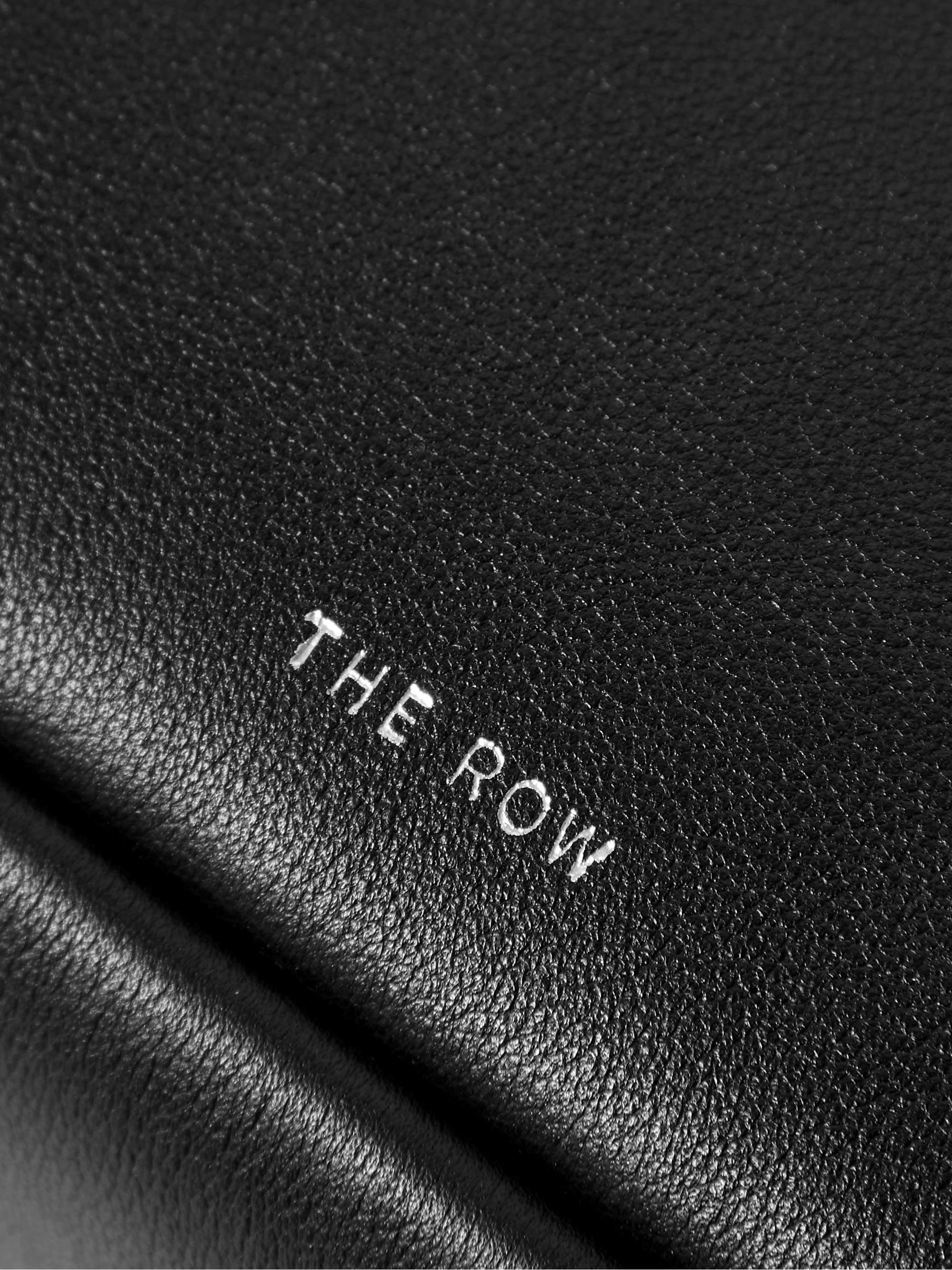THE ROW Full-Grain Leather Wash Bag