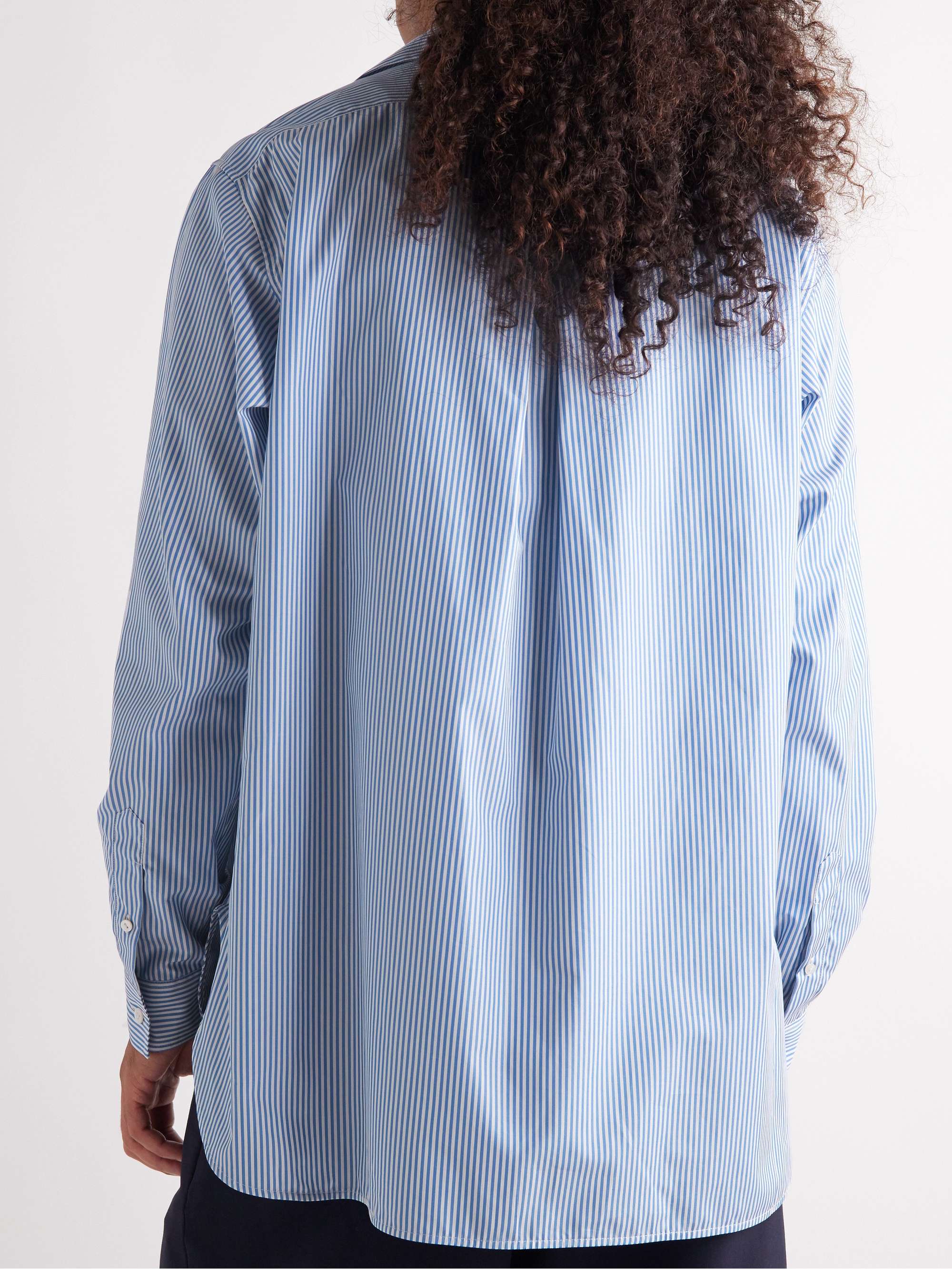 THE ROW Kroner Striped Cotton-Poplin Shirt for Men | MR PORTER