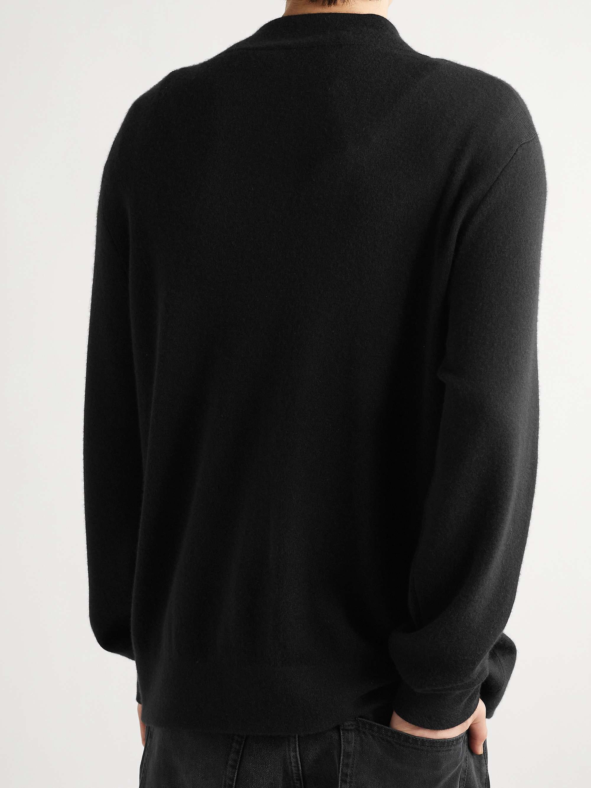 THE ROW Lomez Cashmere and Silk-Blend Zip-Up Sweater
