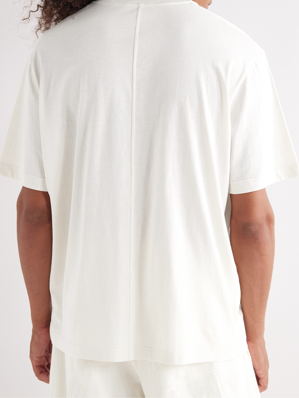 Shop The Row Errigal Cotton-jersey T-shirt In Neutrals