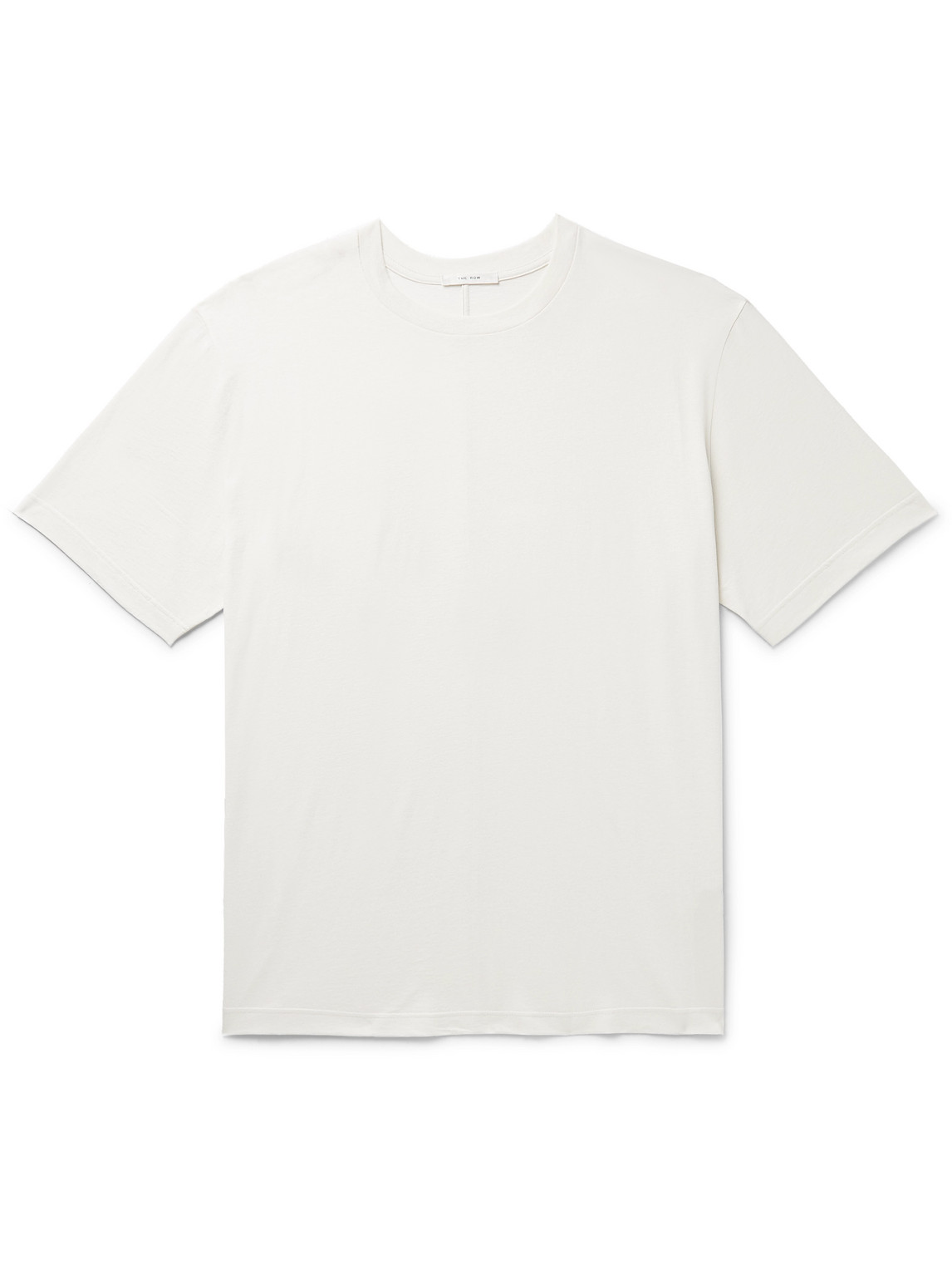 Shop The Row Errigal Cotton-jersey T-shirt In Neutrals