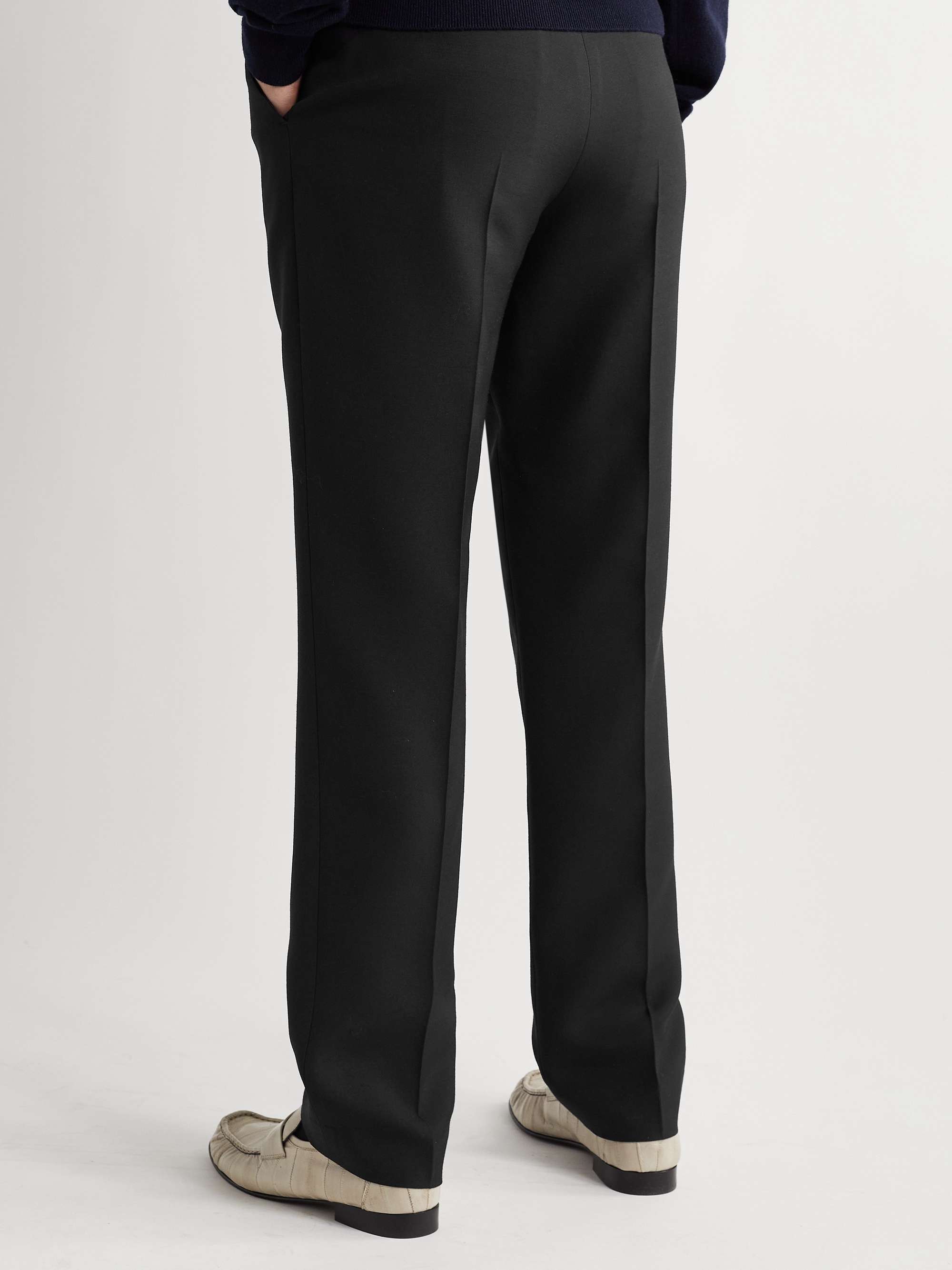 THE ROW Elias Straight-Leg Wool-Blend Suit Trousers