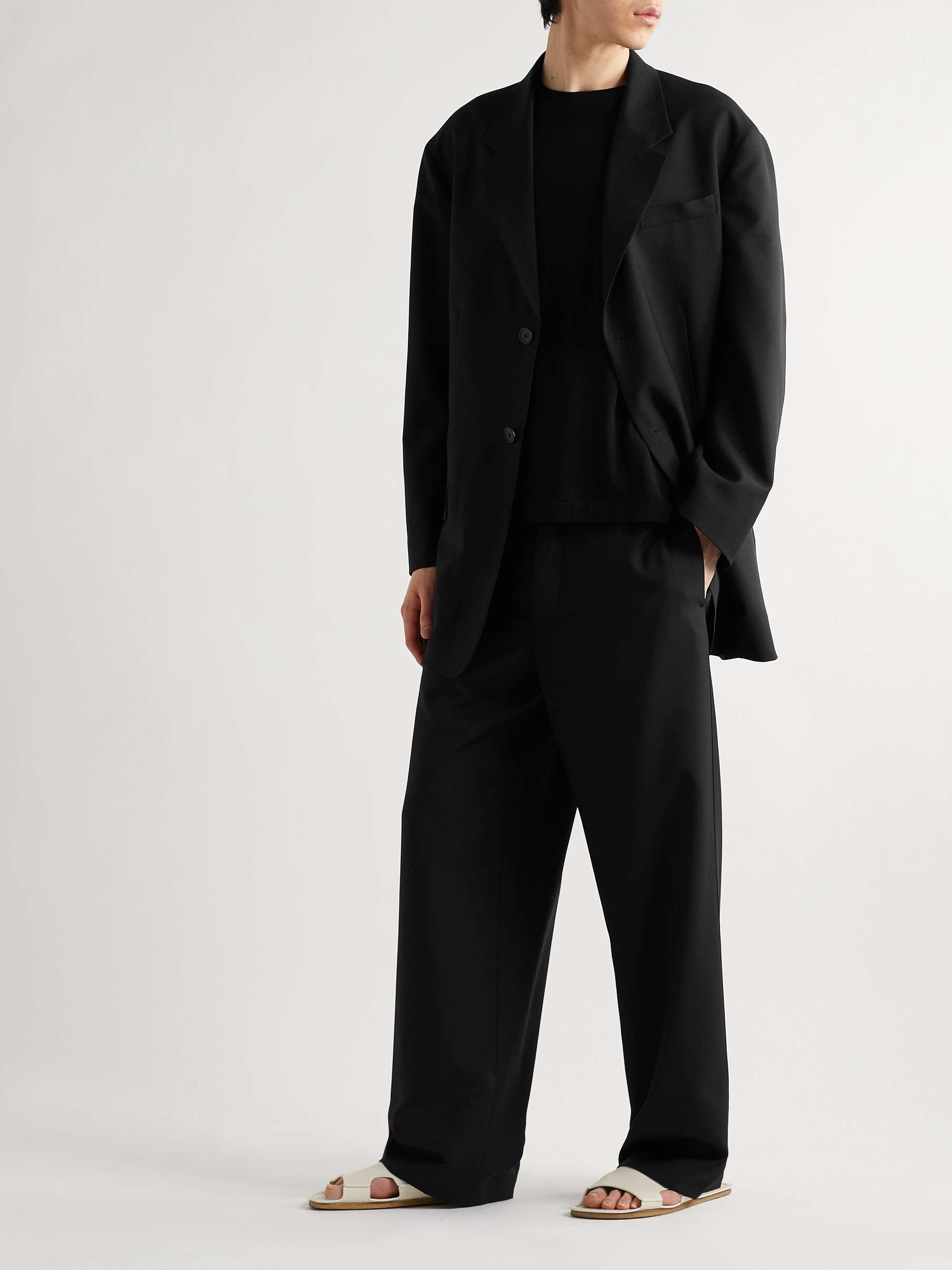 THE ROW Duvall Virgin Wool and Mohair-Blend Suit Jacket