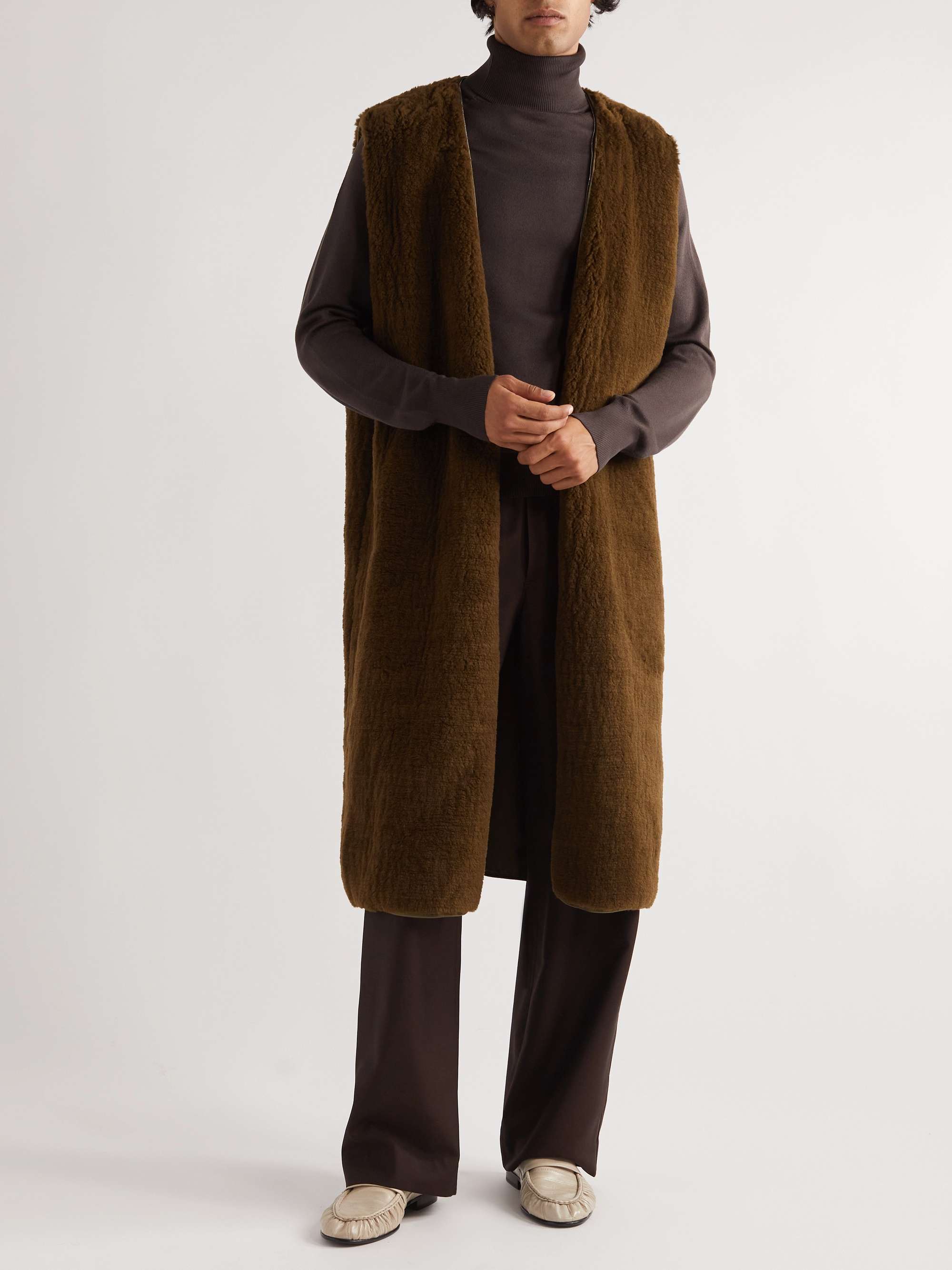 THE ROW Betzo Virgin Wool, Linen, Cotton and Silk-Blend Trench Coat