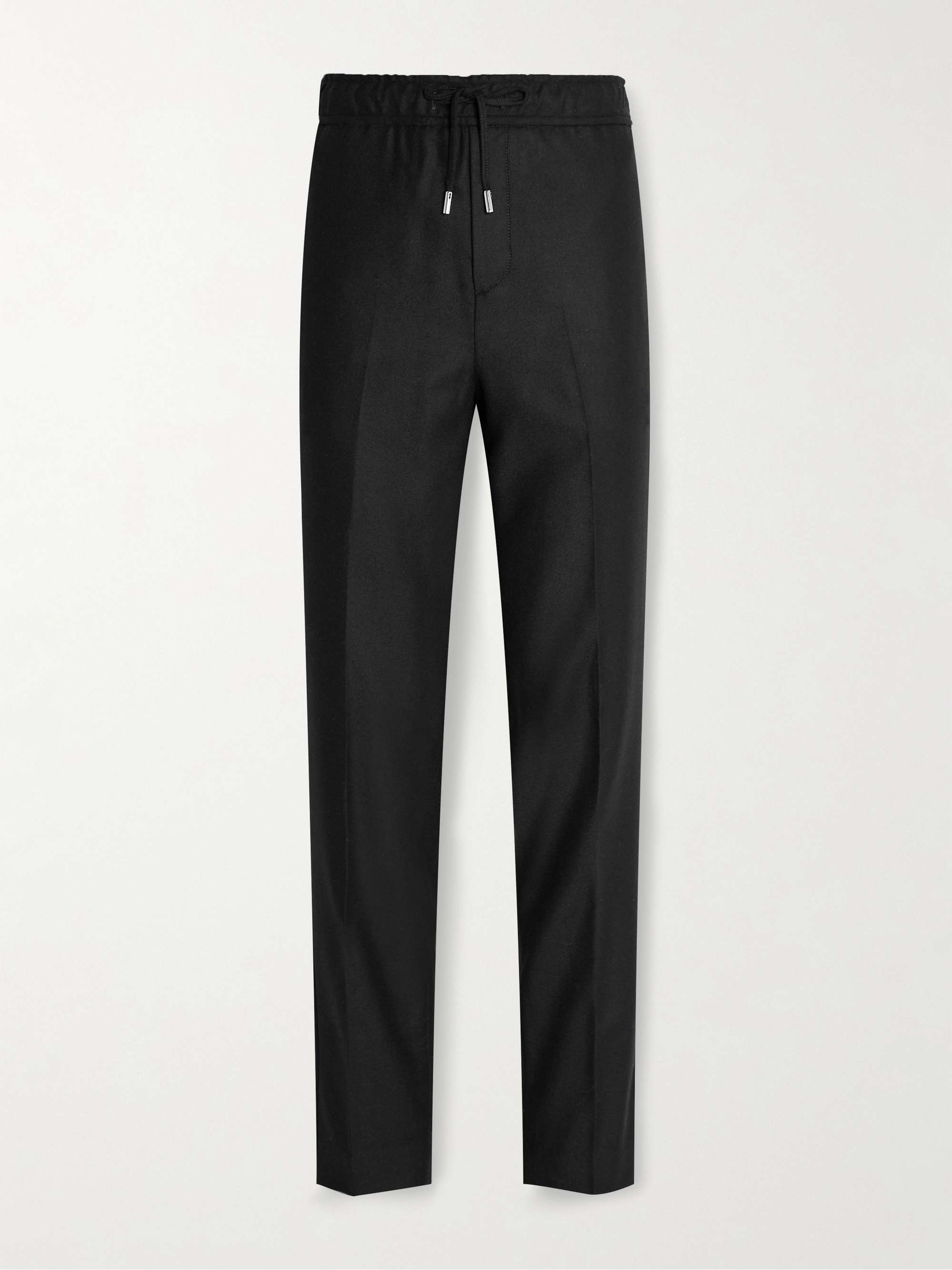 MR P. Tapered Virgin Wool and Cashmere-Blend Drawstring Trousers for Men