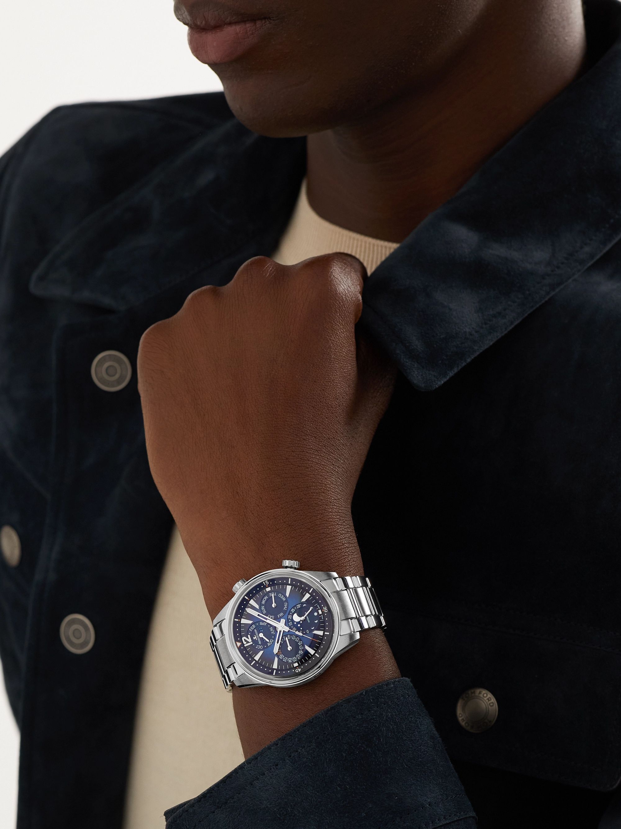 JAEGER-LECOULTRE Polaris Perpetual Calendar Automatic 42mm Stainless Steel  Watch, Ref. No. 9088180 | MR PORTER