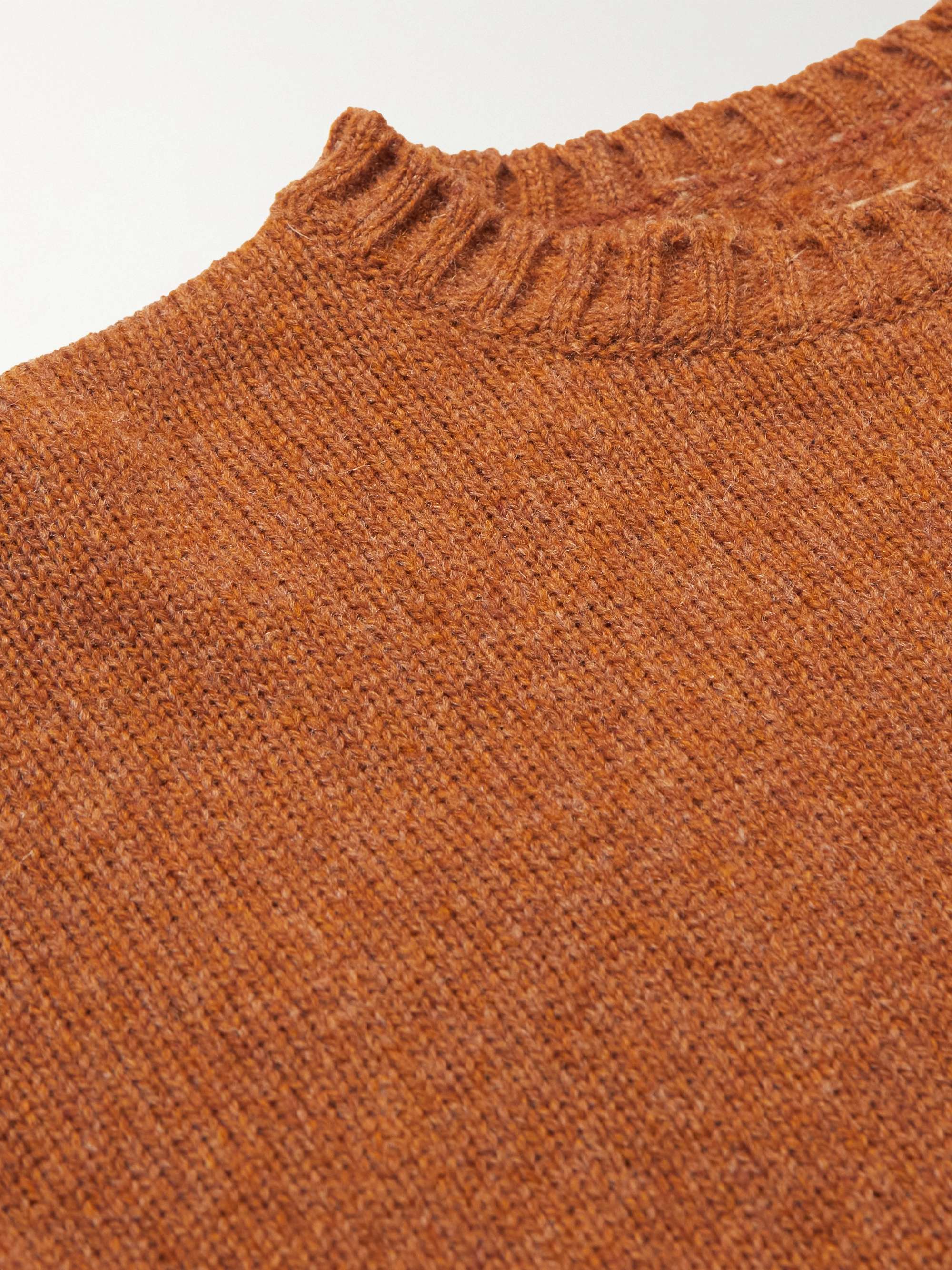 KAPITAL Intarsia Wool Sweater