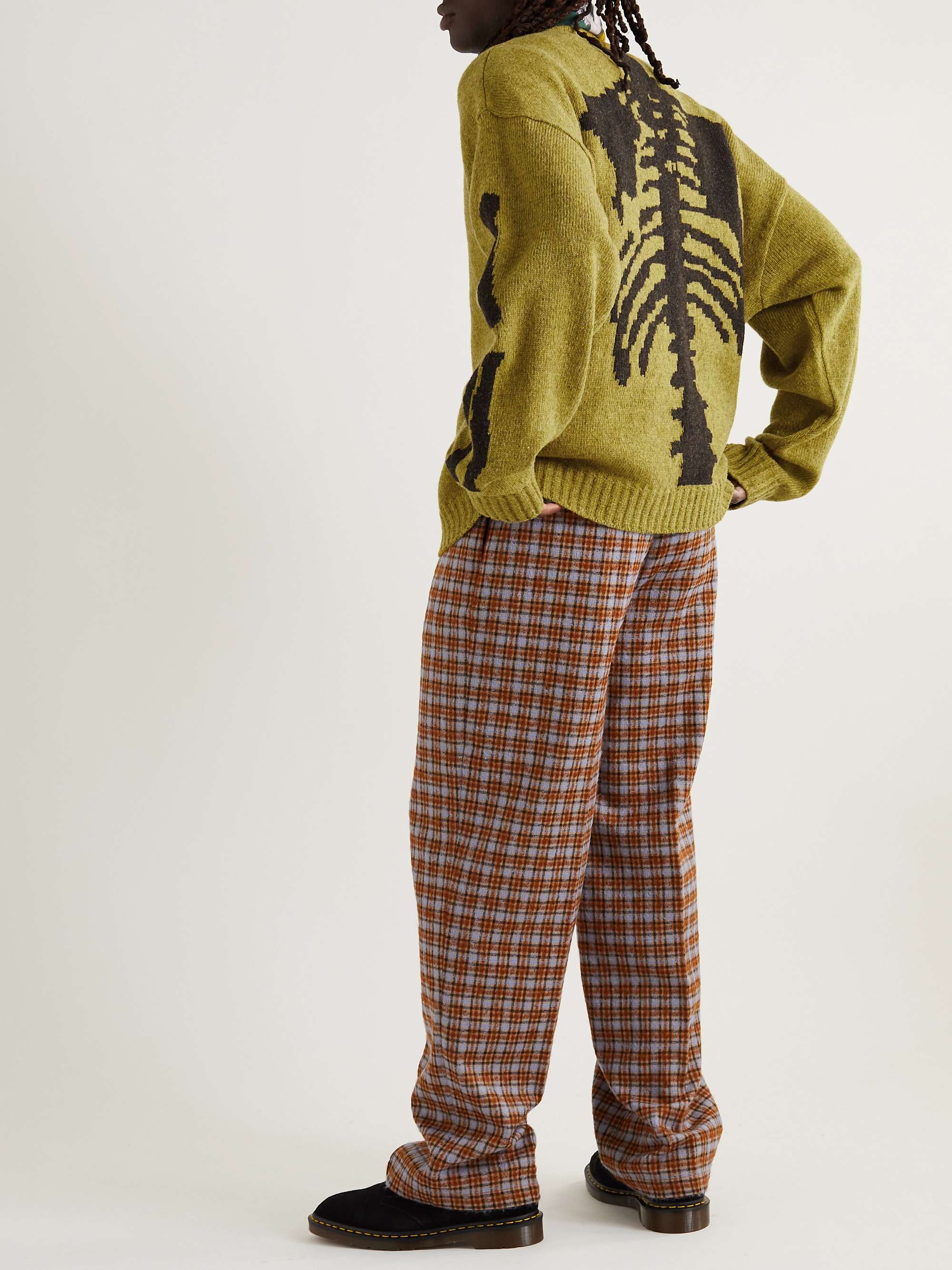 KAPITAL Intarsia Wool Sweater for Men | MR PORTER