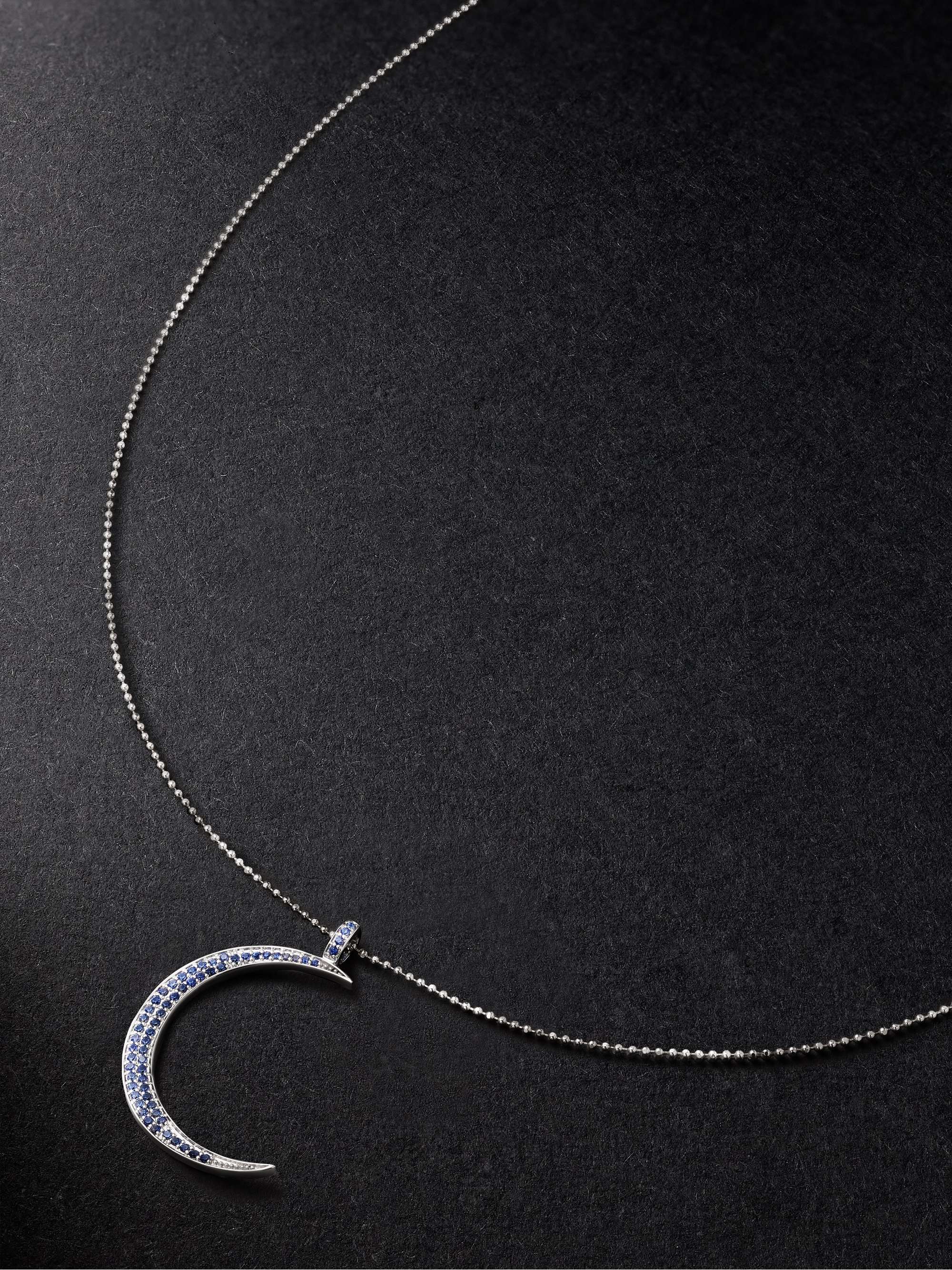 Crescent Of The Moon Men's Ring Holder Necklace | Cynthia Britt