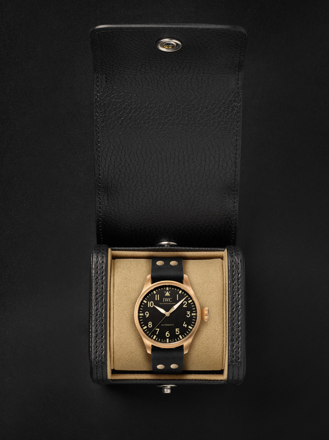 Shop Iwc Schaffhausen Big Pilot's 43 Mr Porter Edition 1 Limited-edition Automatic 43mm Bronze And Alcantara Watch, Ref. N In Black