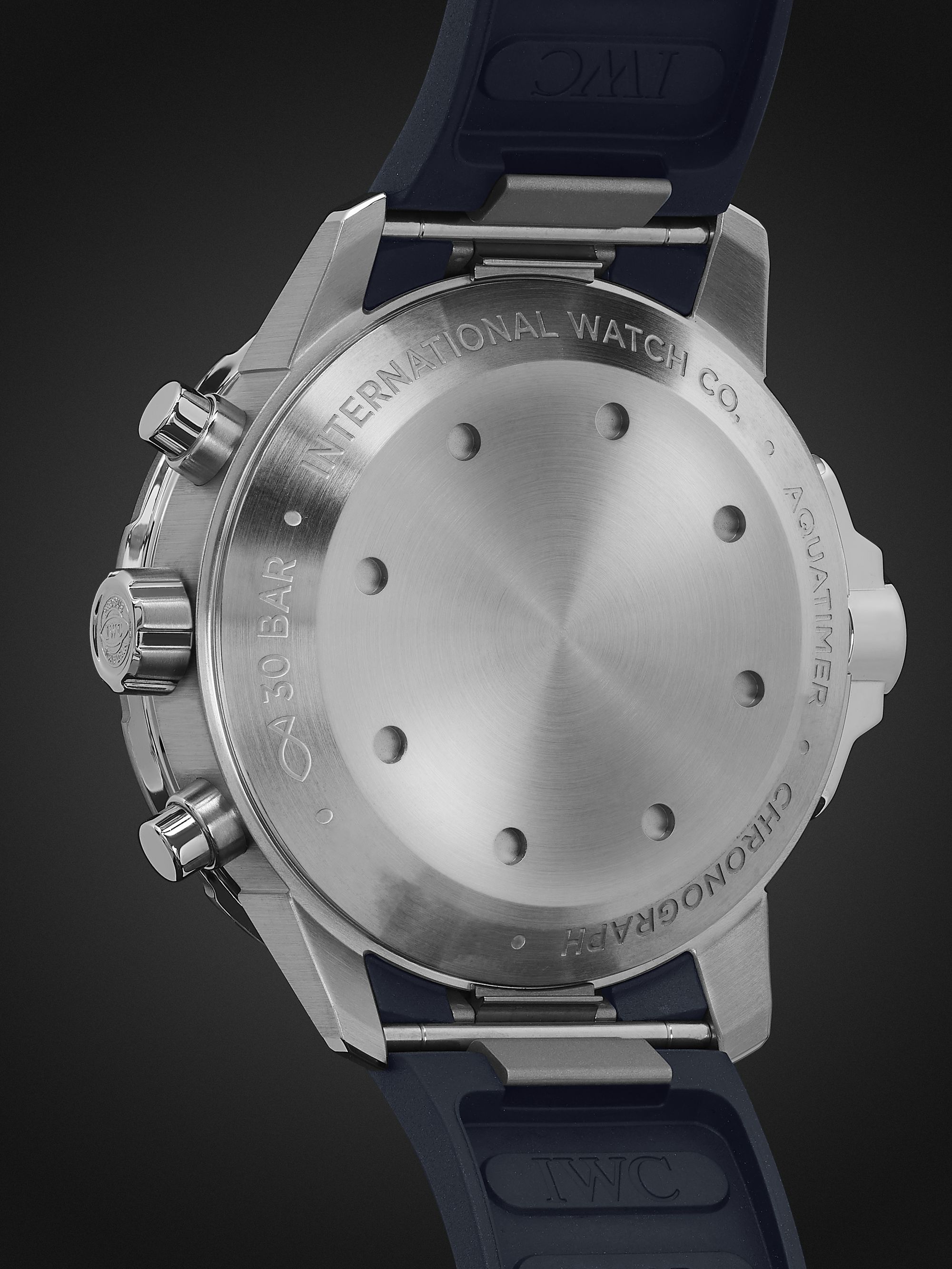 IWC SCHAFFHAUSEN Aquatimer Automatic Chronograph 44mm Stainless Steel and Rubber Watch, Ref. No. IW376806