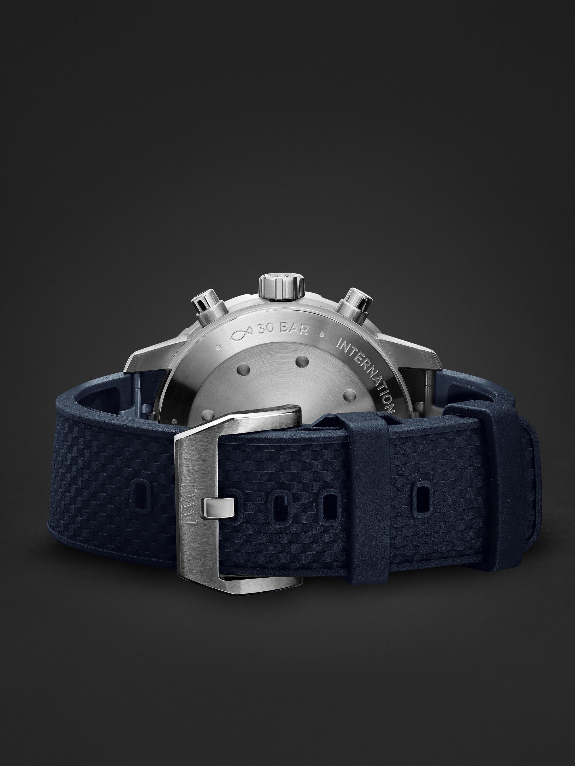 IWC SCHAFFHAUSEN Aquatimer Automatic Chronograph 44mm Stainless Steel and Rubber Watch, Ref. No. IW376806