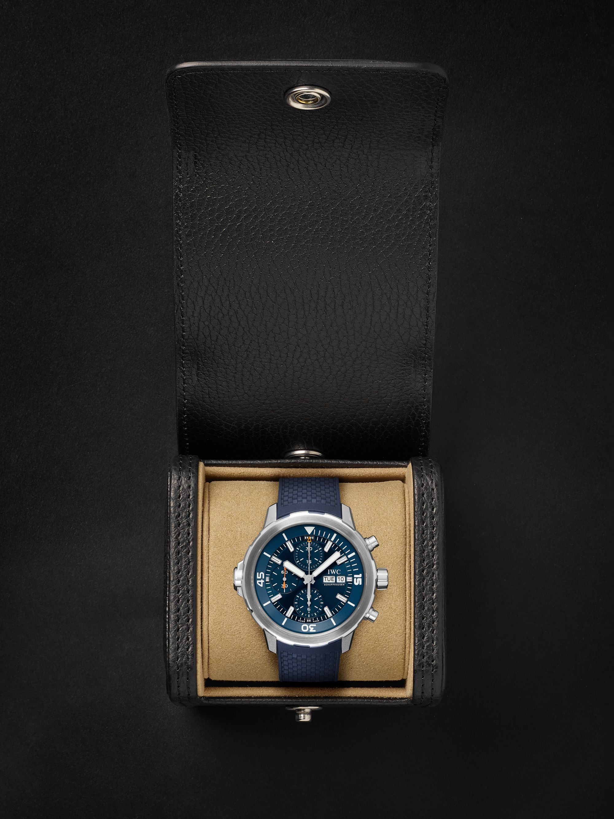 IWC SCHAFFHAUSEN Aquatimer Automatic Chronograph 44mm Stainless Steel and Rubber Watch, Ref. No. IW376806