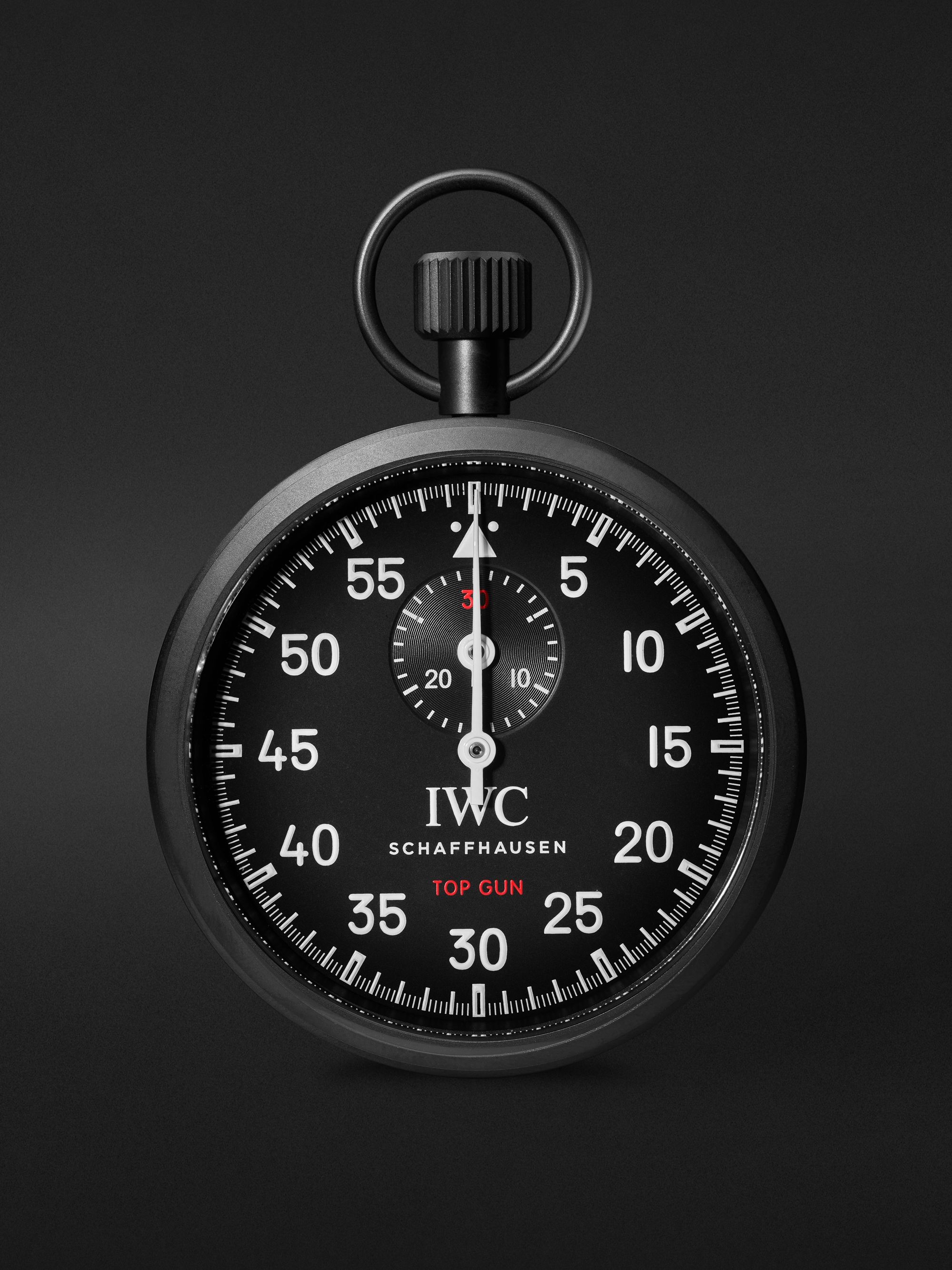IWC SCHAFFHAUSEN Pilot's Mark XVIII Top Gun Edition 'SFTI' Limited Edition Automatic 41mm Ceramic and Textile Watch with Stopwatch, Ref. No. IW324711