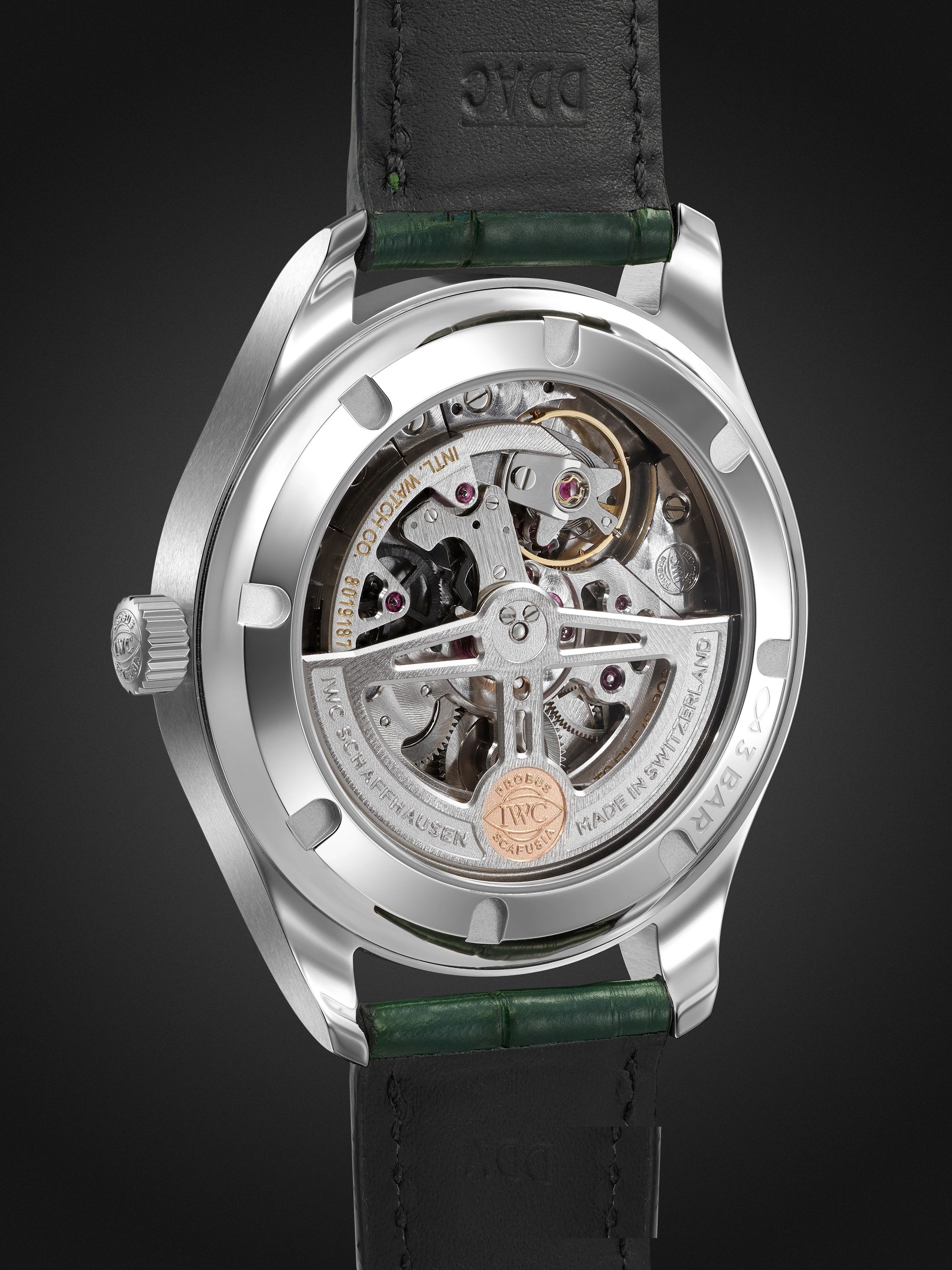 IWC SCHAFFHAUSEN Portugieser Automatic Chronograph 40mm Stainless Steel and Alligator Watch, Ref. No. IW358310
