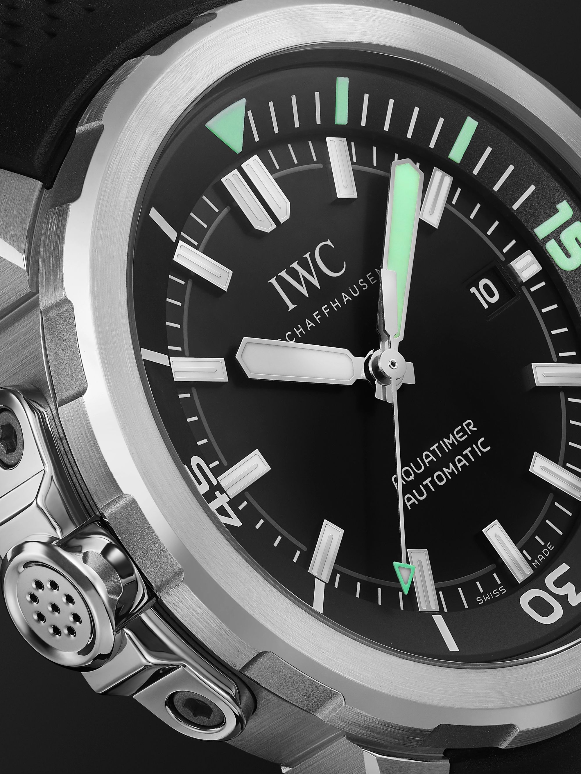 IWC SCHAFFHAUSEN Aquatimer Automatic 42mm Stainless Steel and Rubber Watch, Ref. No. IW328802